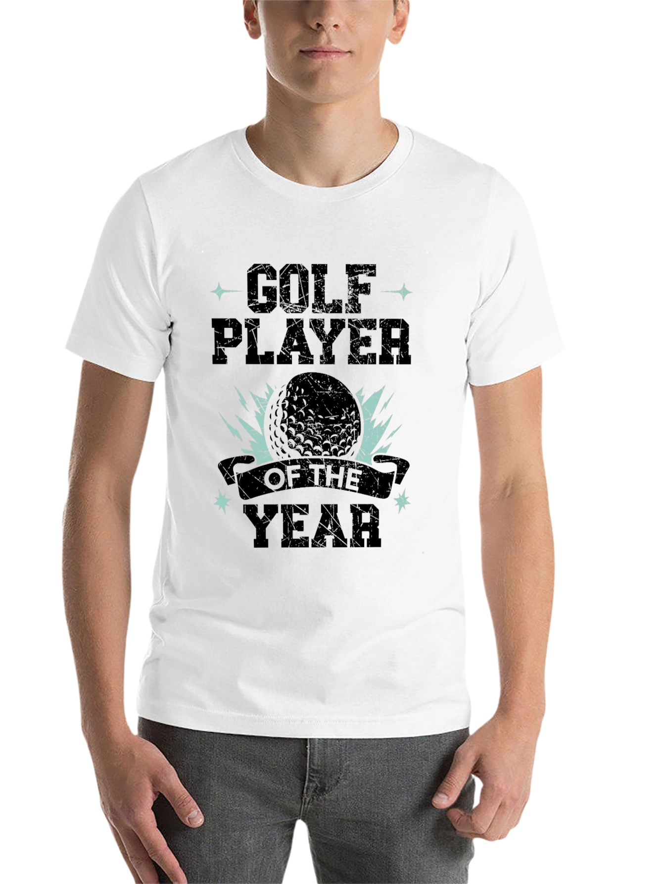 Black Golf Player of the Year T-Shirt view 14