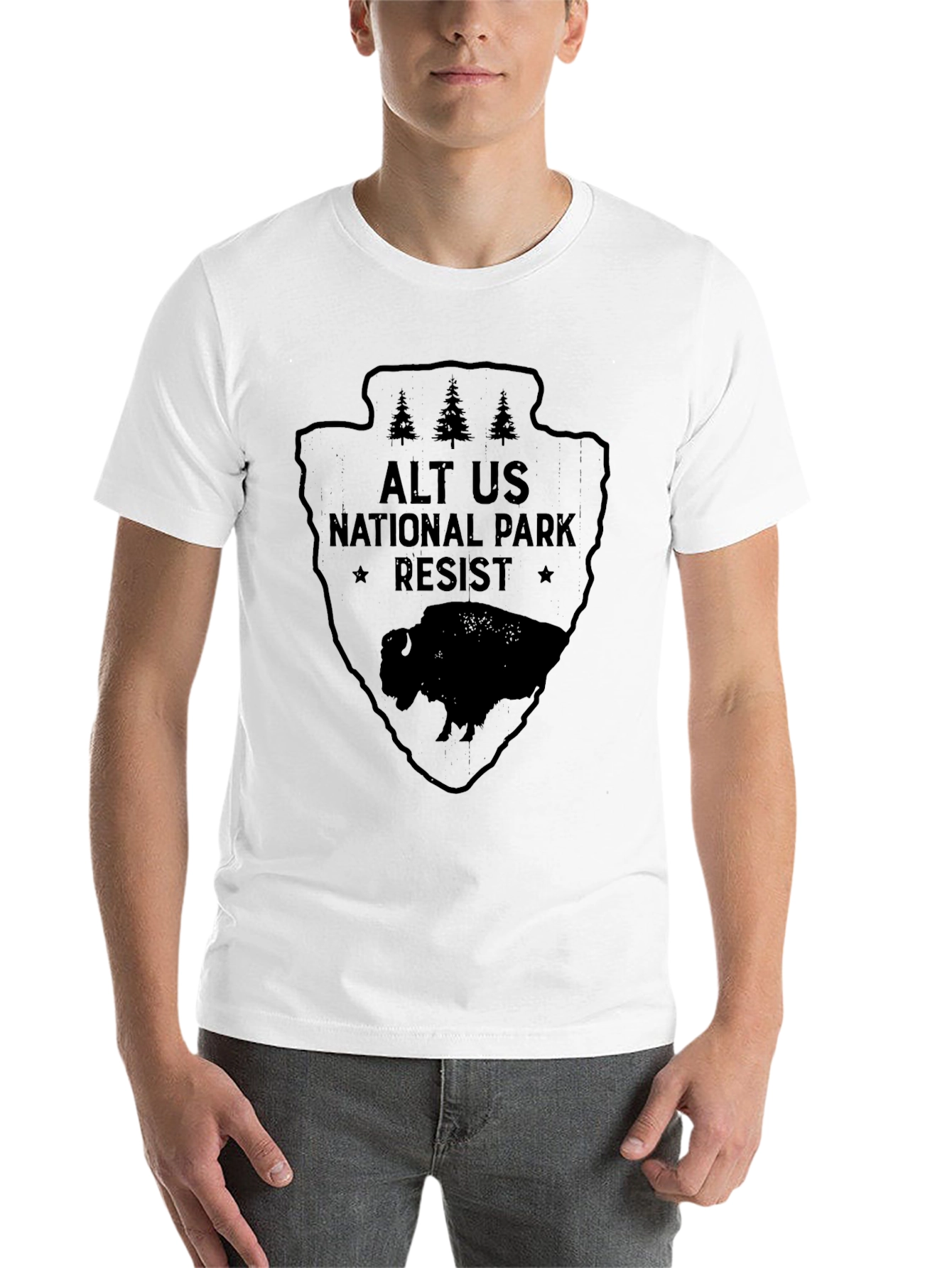 Black Alt US National Park Resist T-Shirt view 14