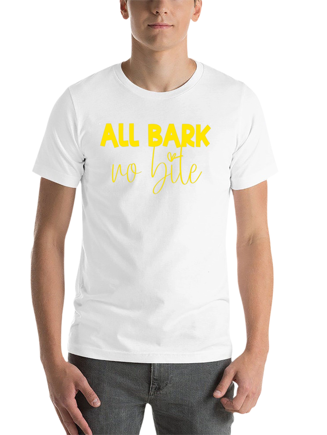 All Bark No Bite Graphic Tee - Black - 14