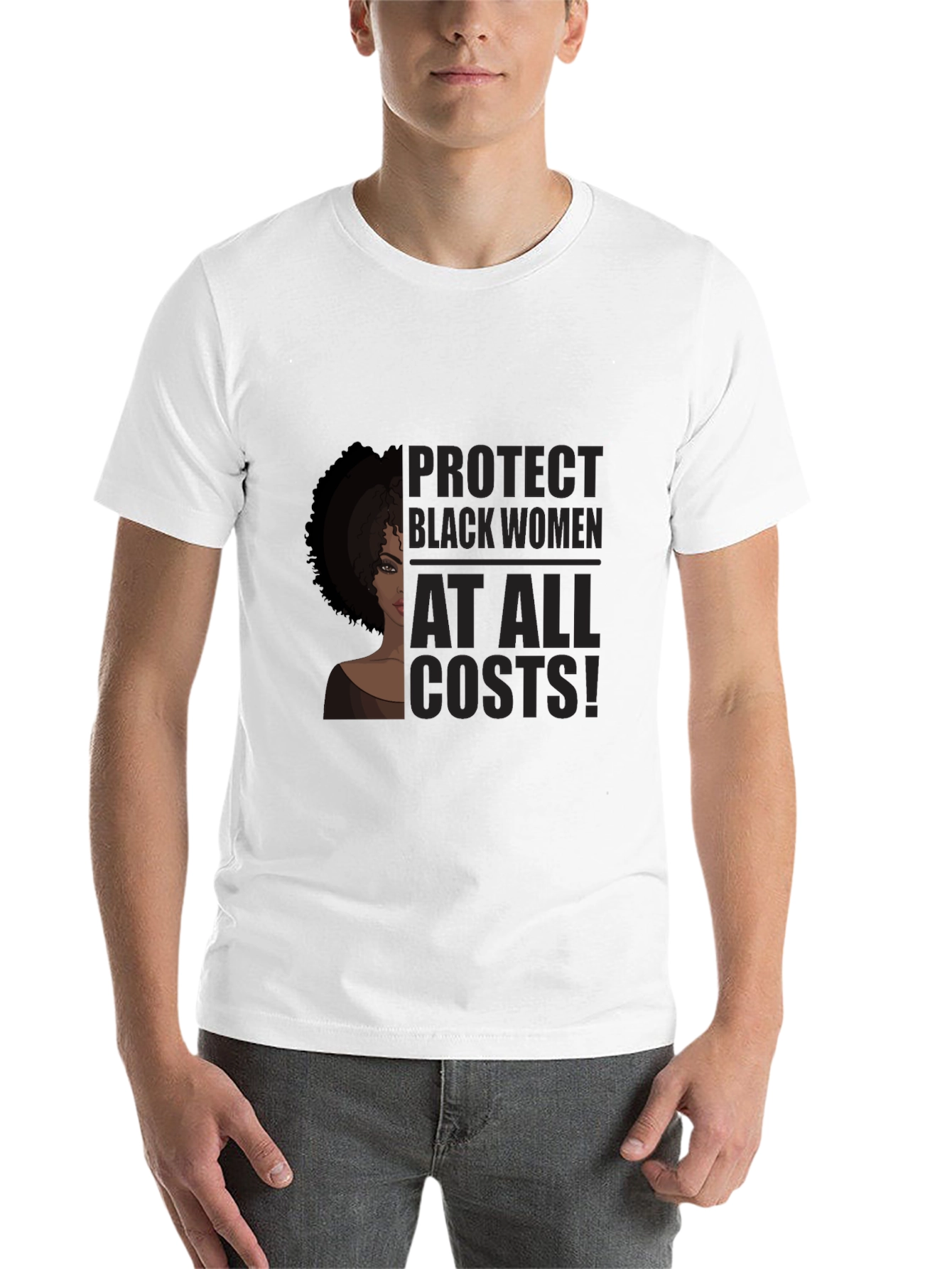 Black Protect Black Women T-Shirt view 14