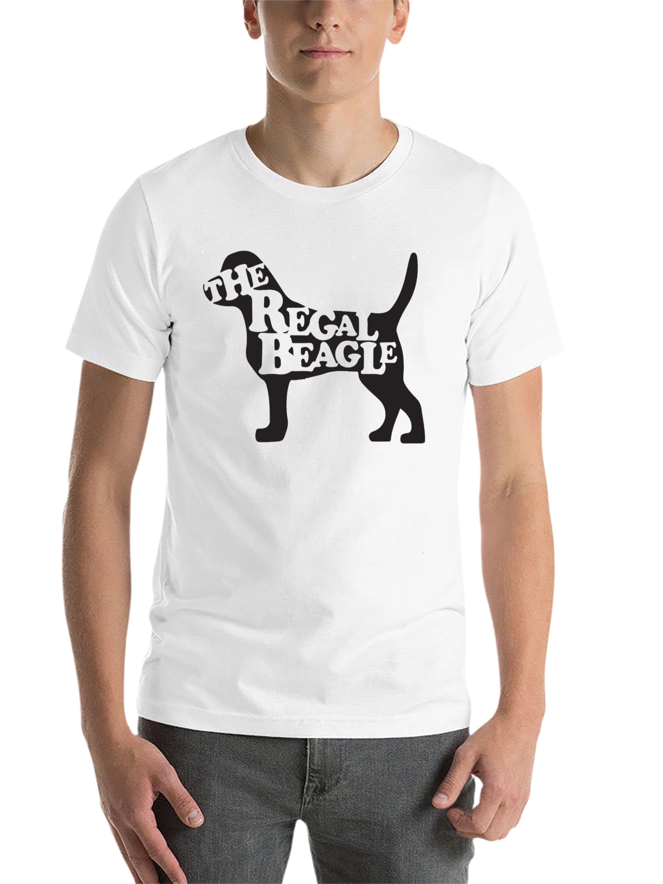 Black The Regal Beagle T-Shirt - Mens Black Tee view 14