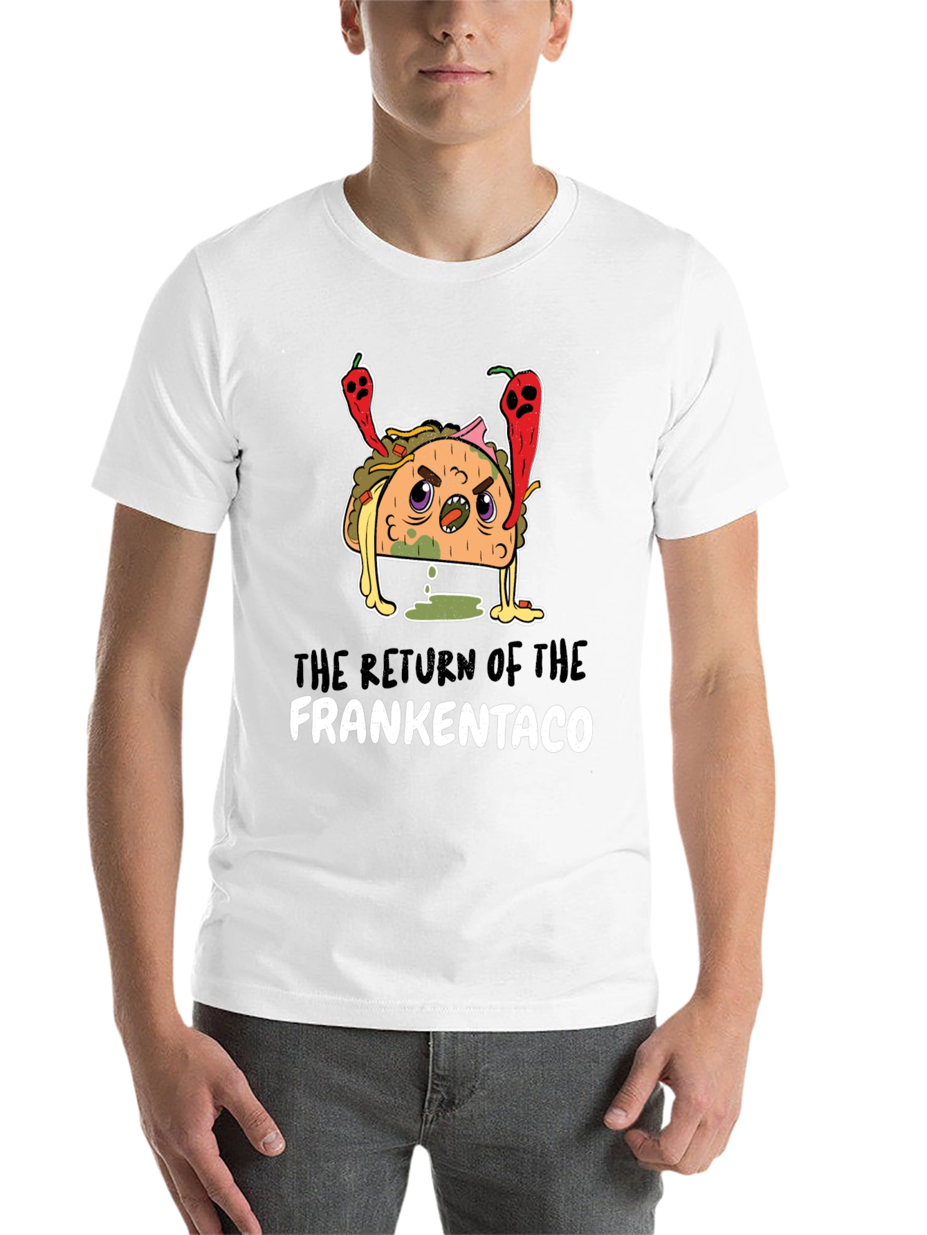 Black Frankentaco Graphic T-Shirt view 14