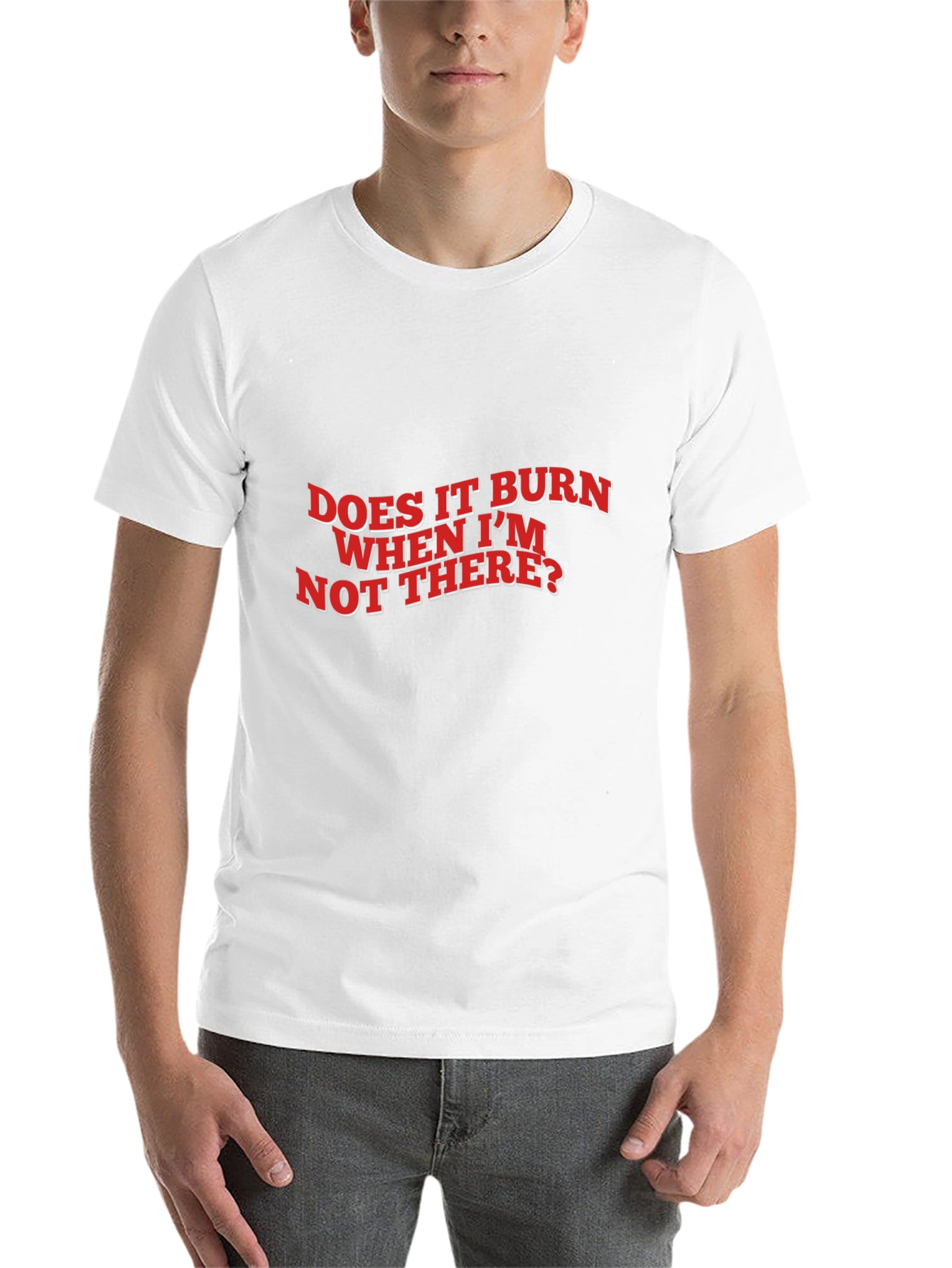 Black Does it Burn T-Shirt view 14