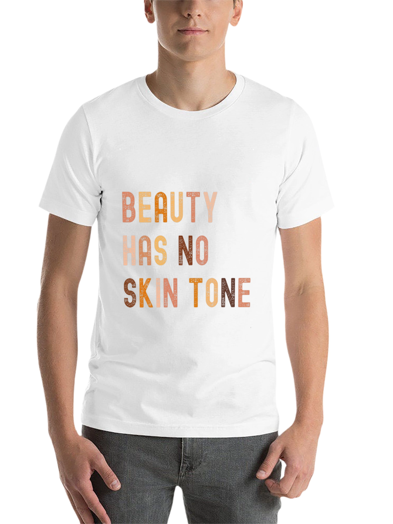 Black Beauty Has No Skin Tone Graphic Tee - Unisex view 14