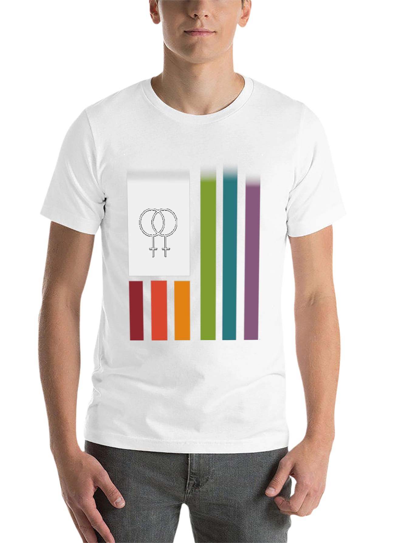Black Pride Flag Graphic Tee view 14