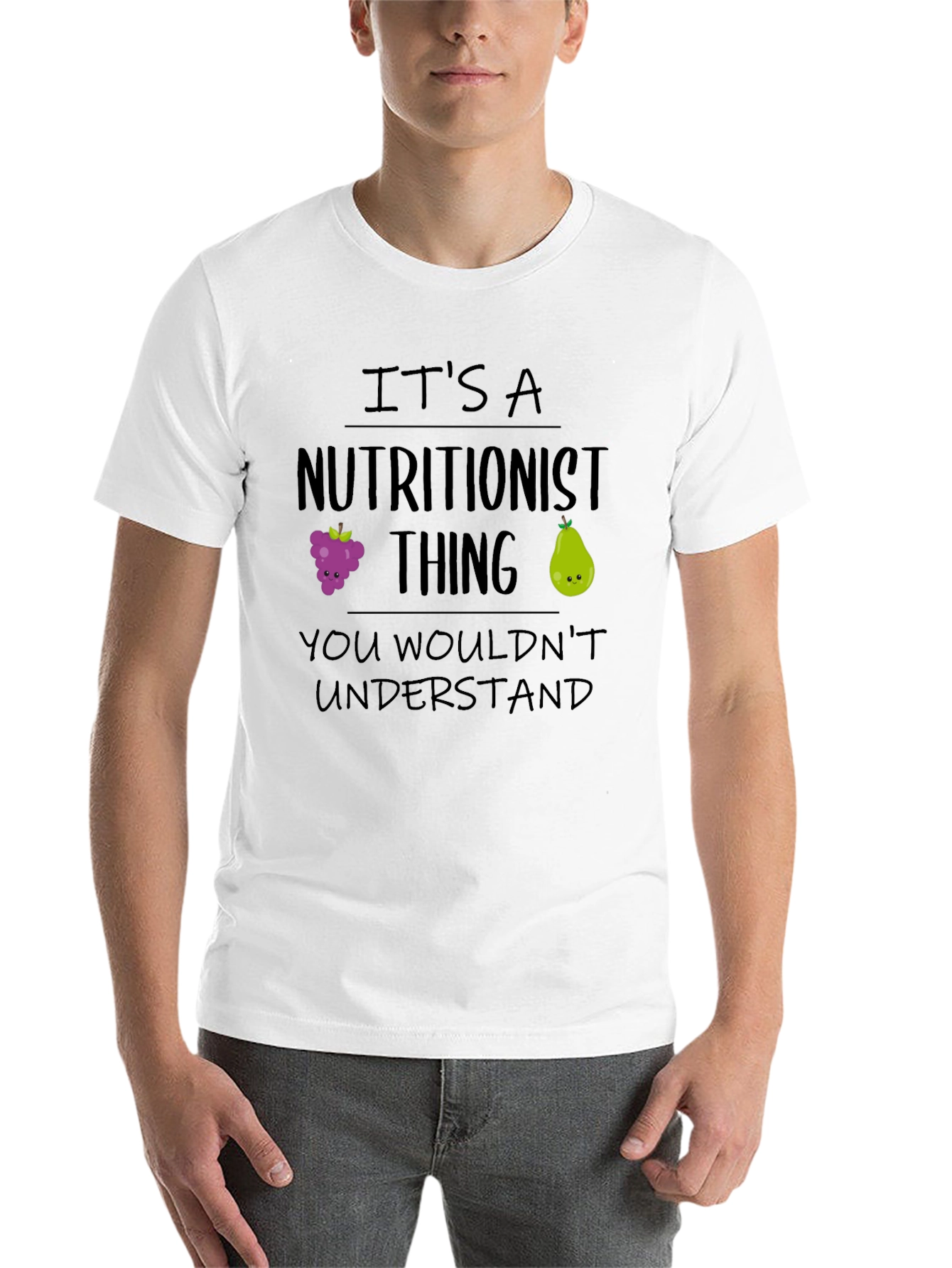 Black Nutritionist Thing T-Shirt - Funny Foodie Tee view 14