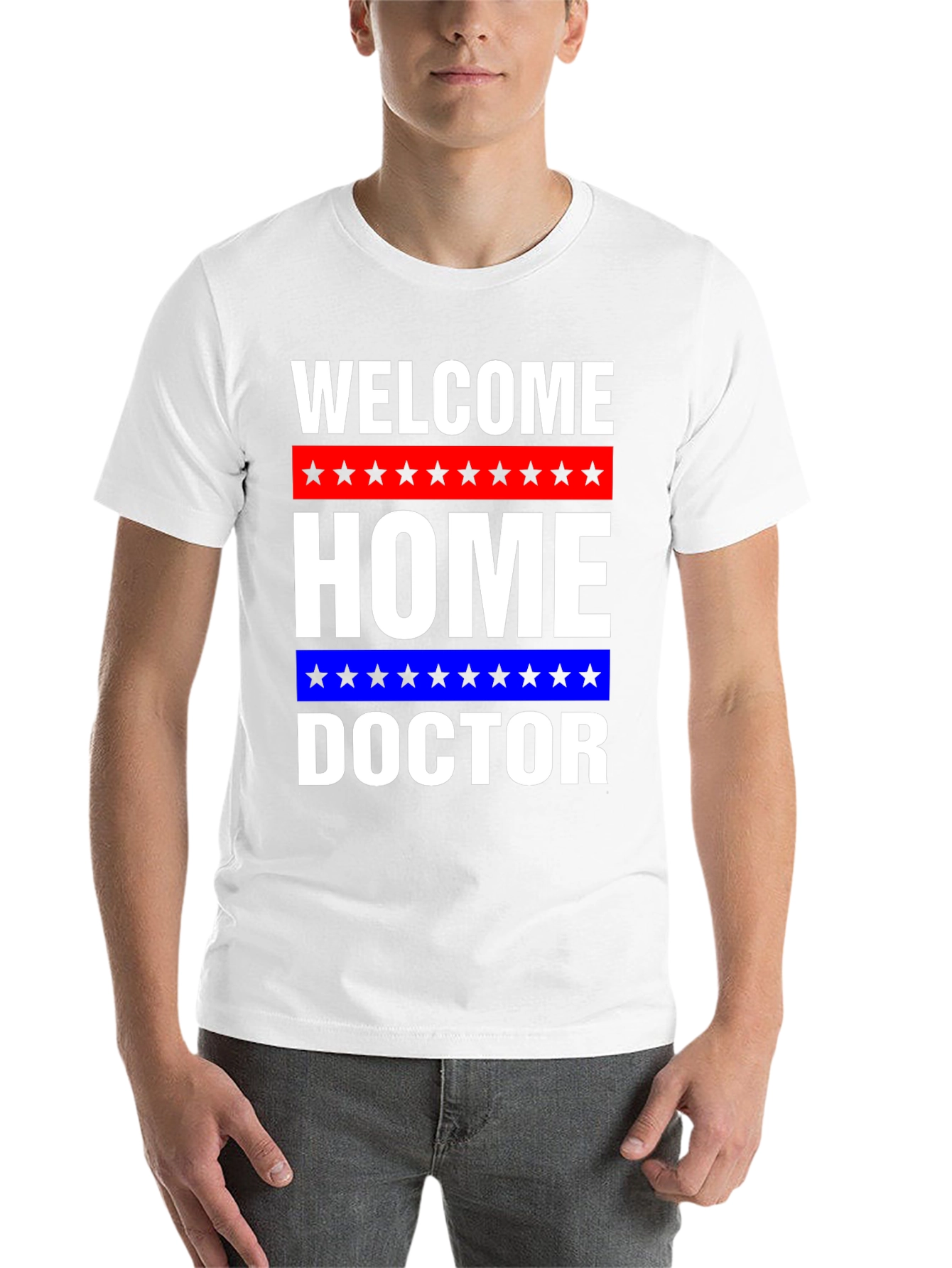 Black Welcome Home Doctor Graphic T-Shirt view 14