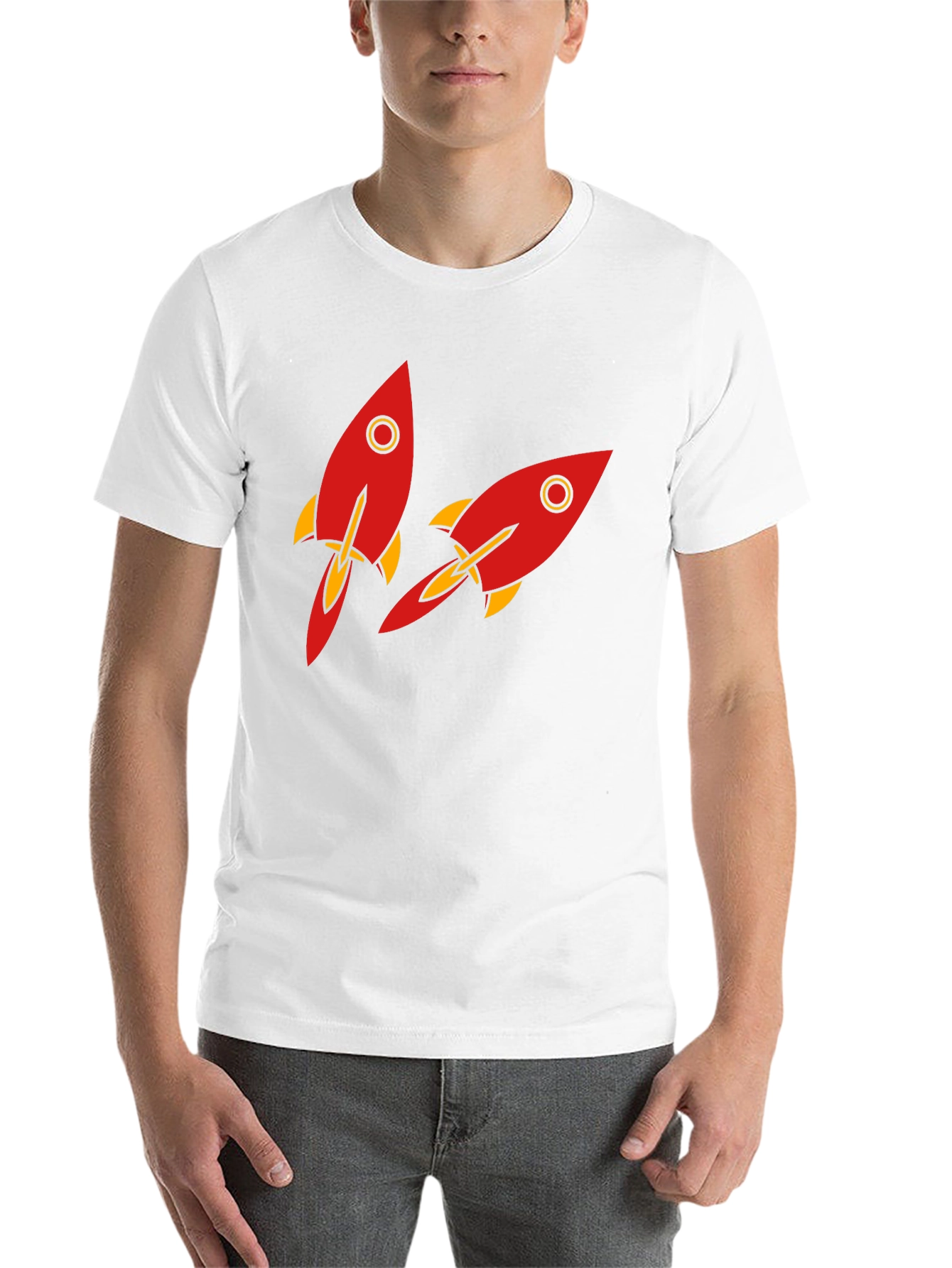 Black Rocket Graphic T-Shirt - Black view 14