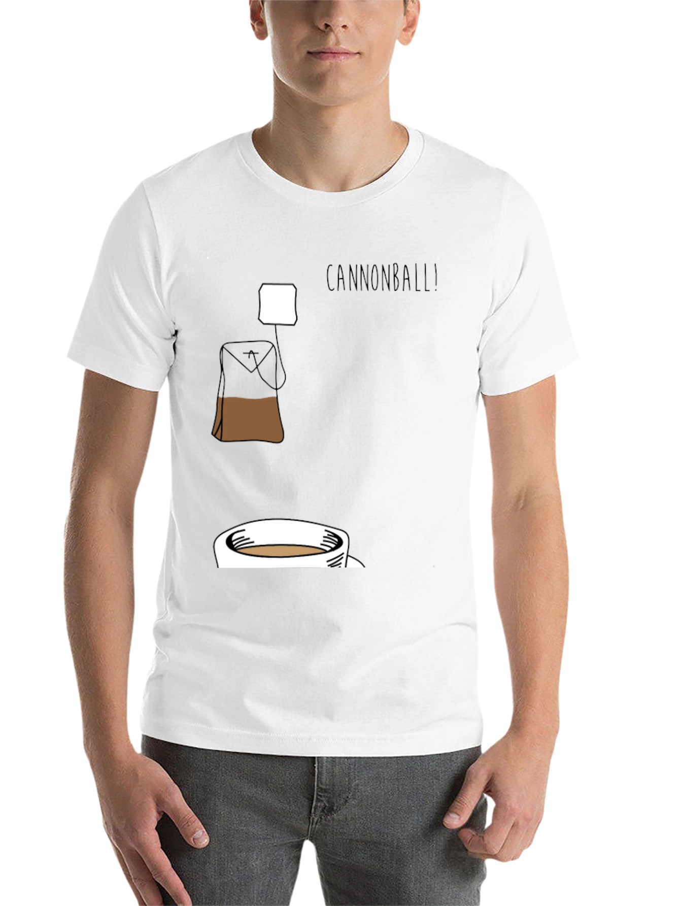 Black Cannonball Tea T-Shirt - Brewtiful Design! view 14