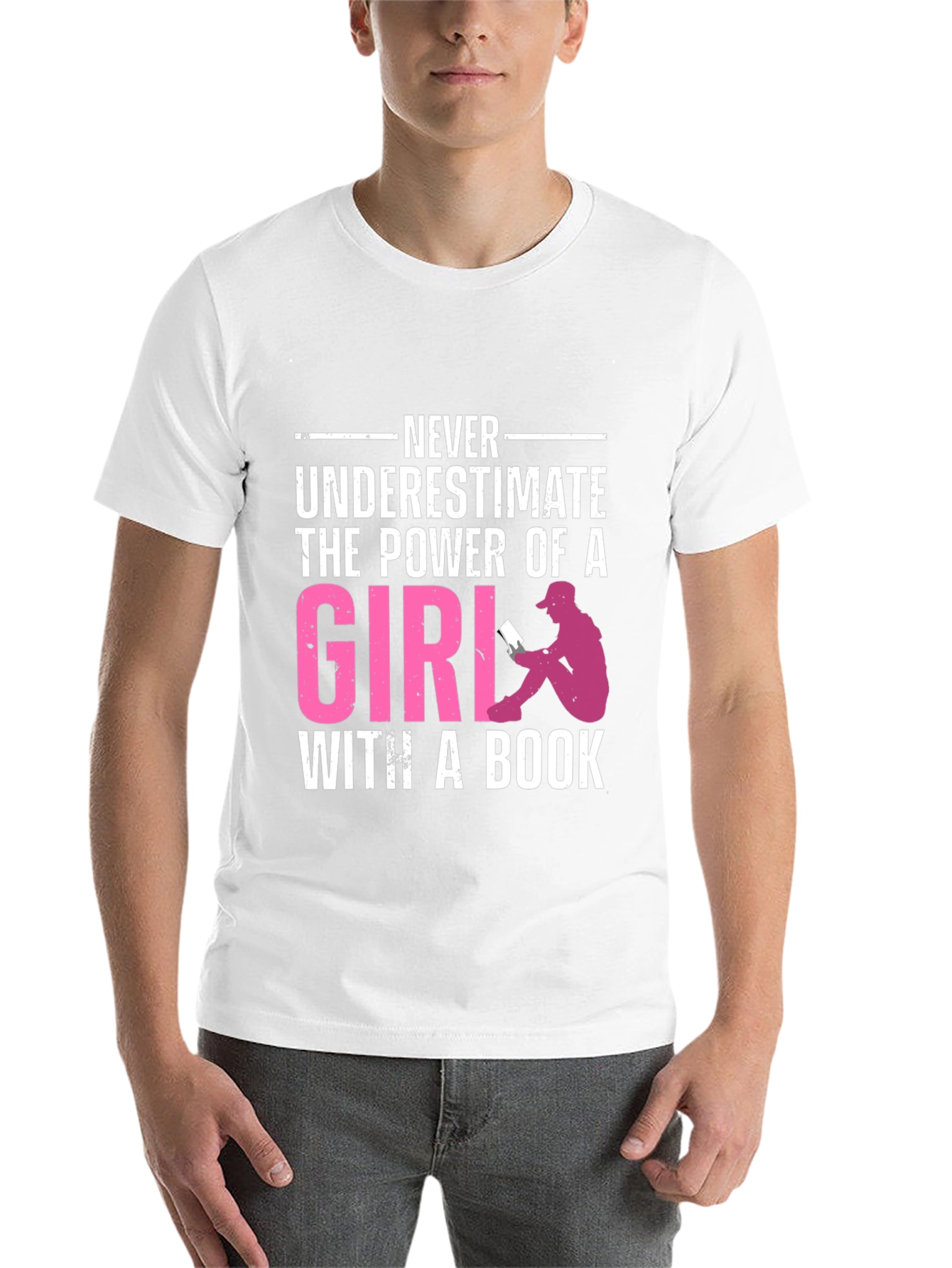 Black Power of a Girl with a Book T-Shirt view 14