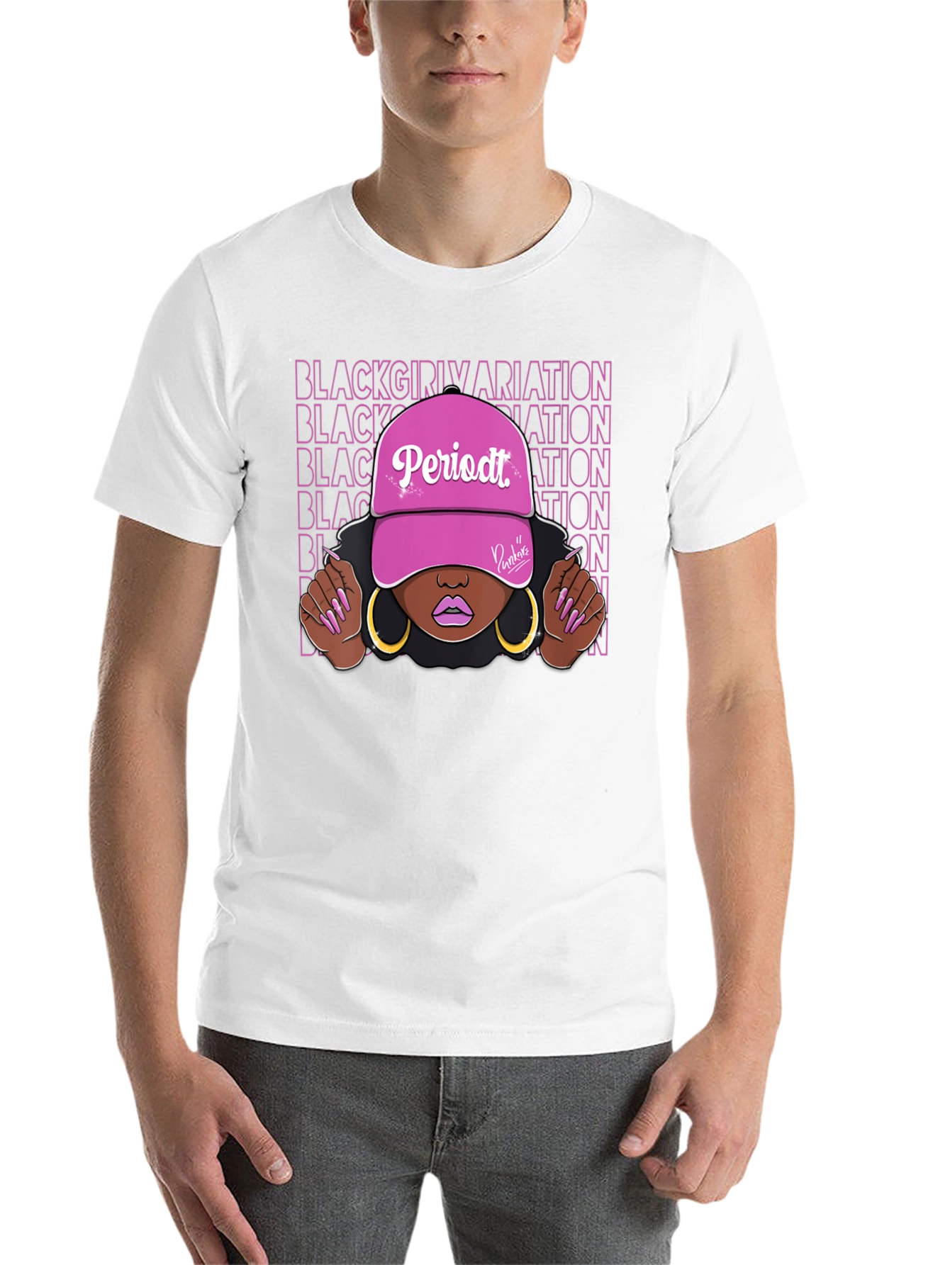 Black Black Girl Periodt T-Shirt view 14
