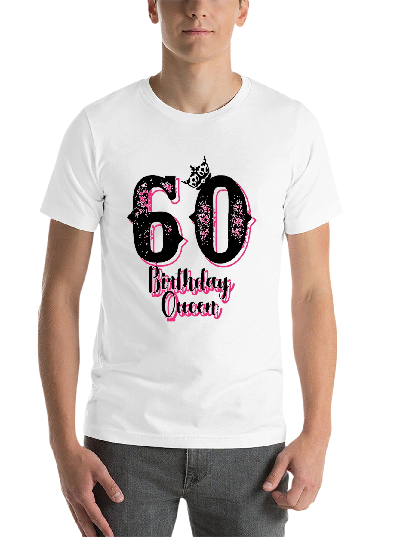 Black 60th Birthday Queen T-Shirt - Stylish & Fun! view 14