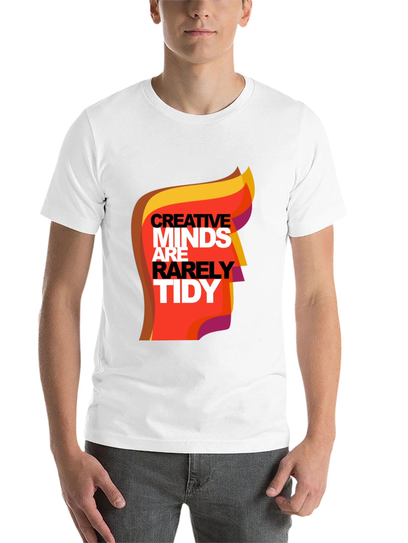 Black Creative Minds Graphic Tee - Unisex Black T-Shirt view 14