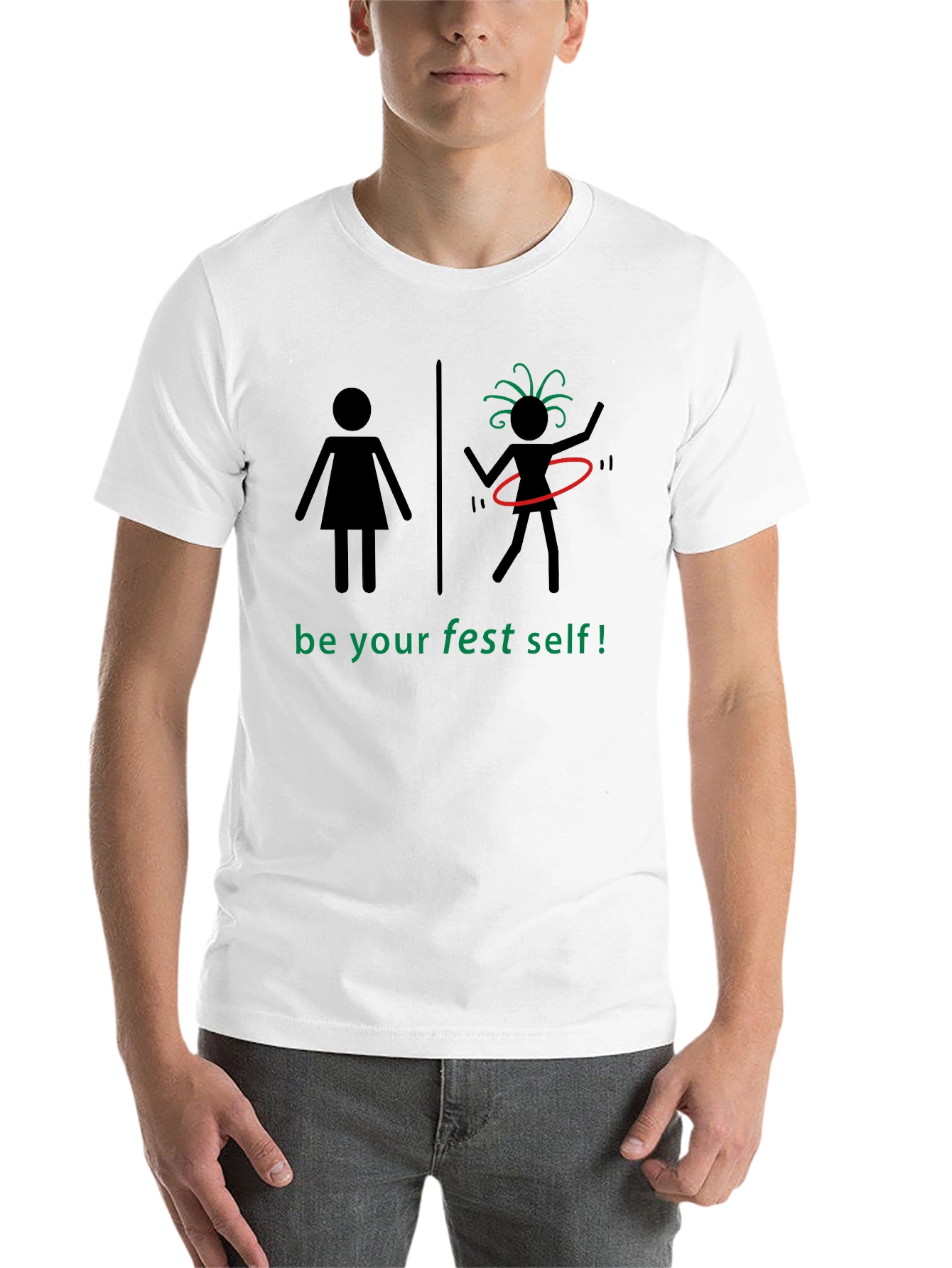 Be Your Fest Self Black T-Shirt - 14
