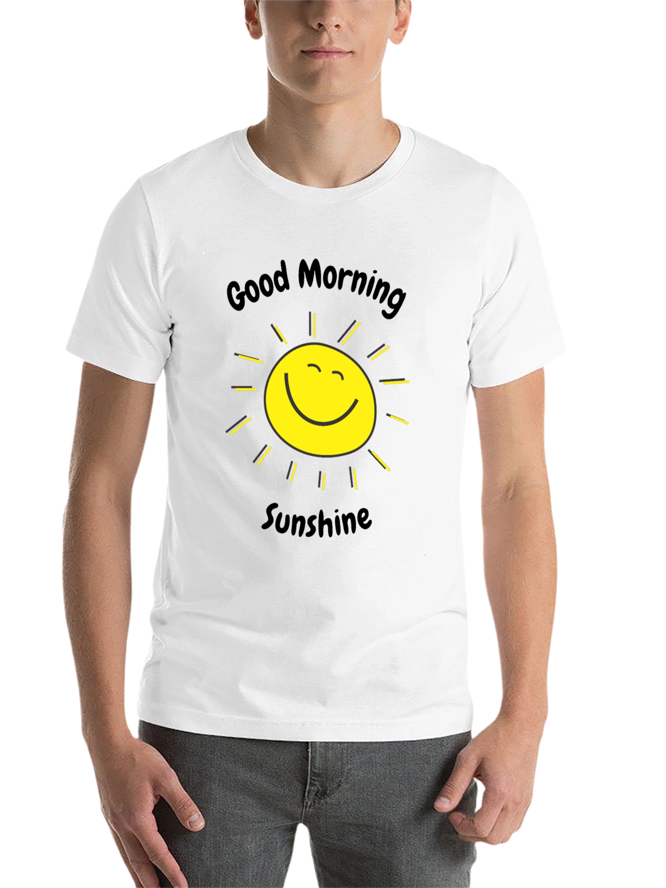 Black Good Morning Sunshine Graphic Tee view 14