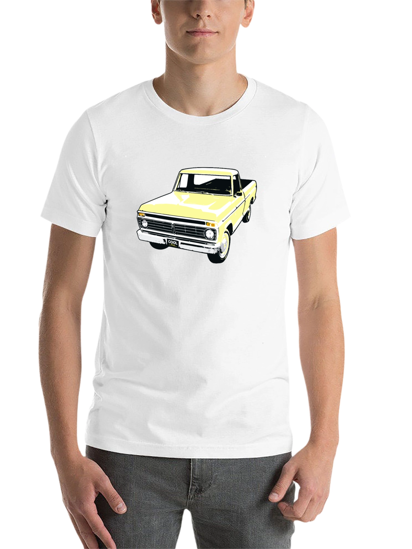 Black Classic Truck Graphic Tee - Cool Vintage Style view 14