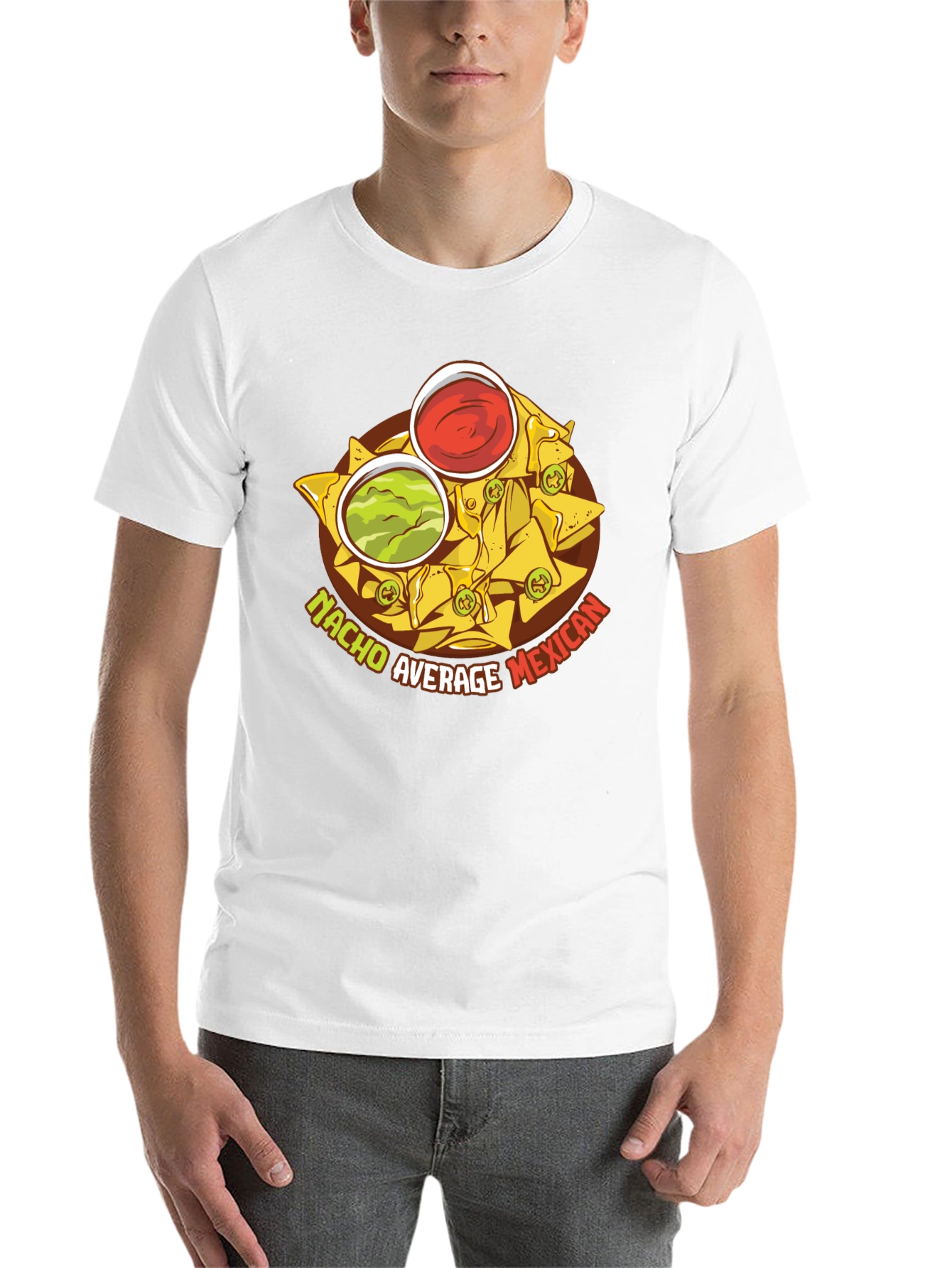 Black Nacho Average Mexican Food T-Shirt view 14