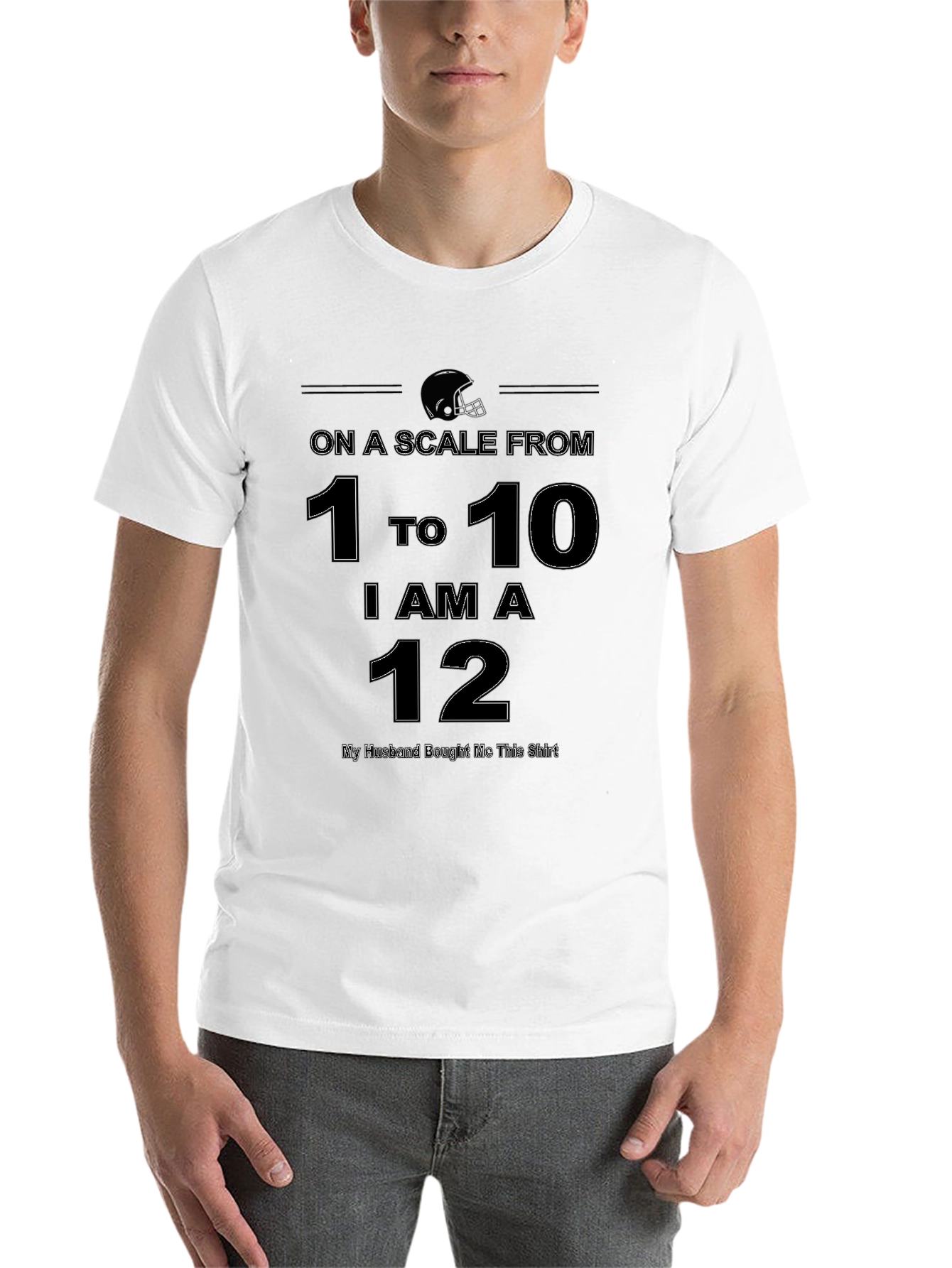 Black Funny "I'm a 12" T-Shirt - Football Lover Gift view 14