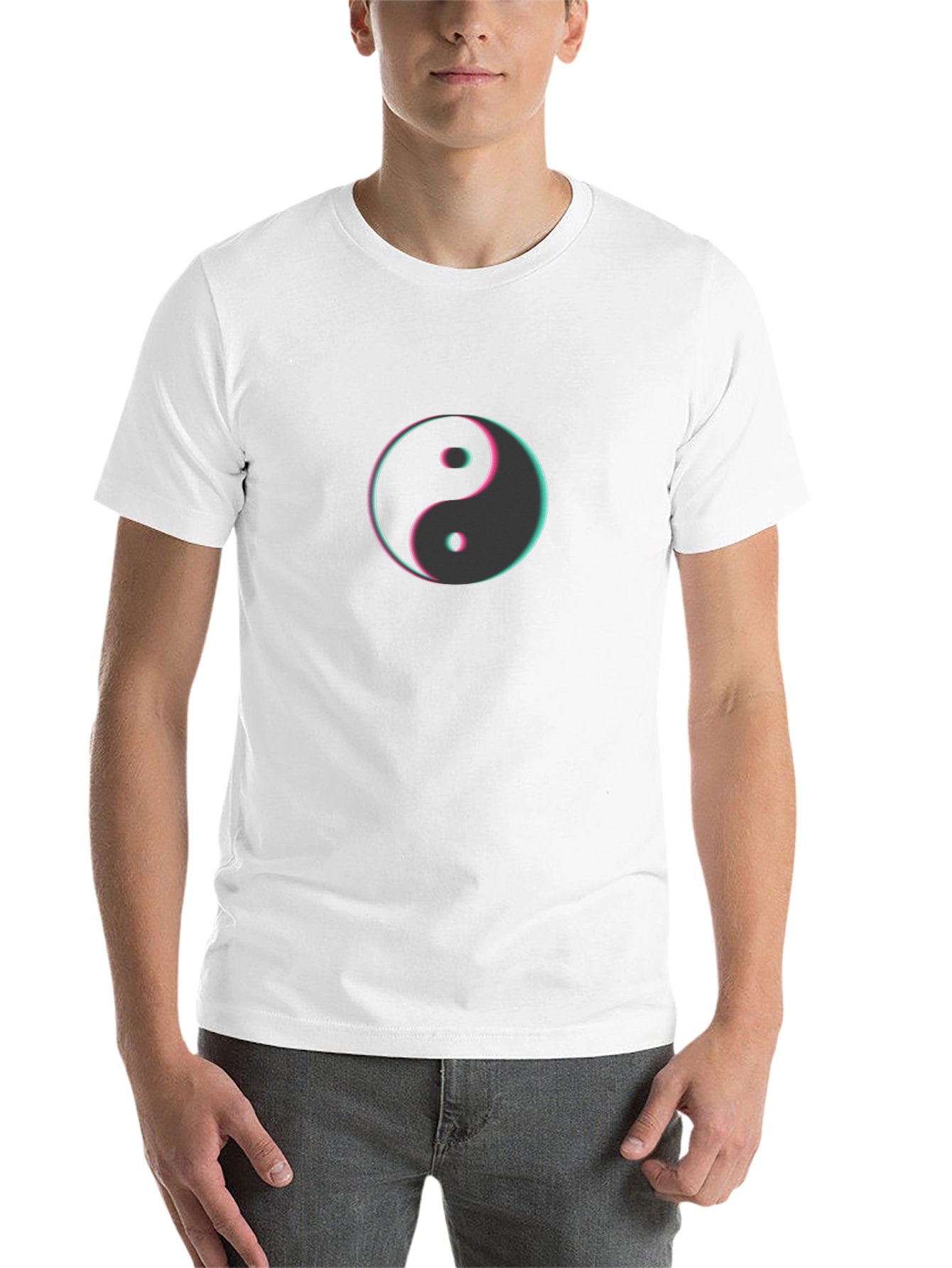 Black Yin Yang Graphic Tee - Stylish Comfort view 14