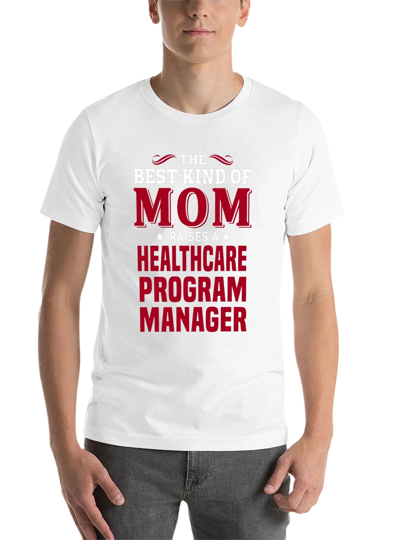 Black Best Mom Raises Healthcare Program Manager T-Shirt view 14
