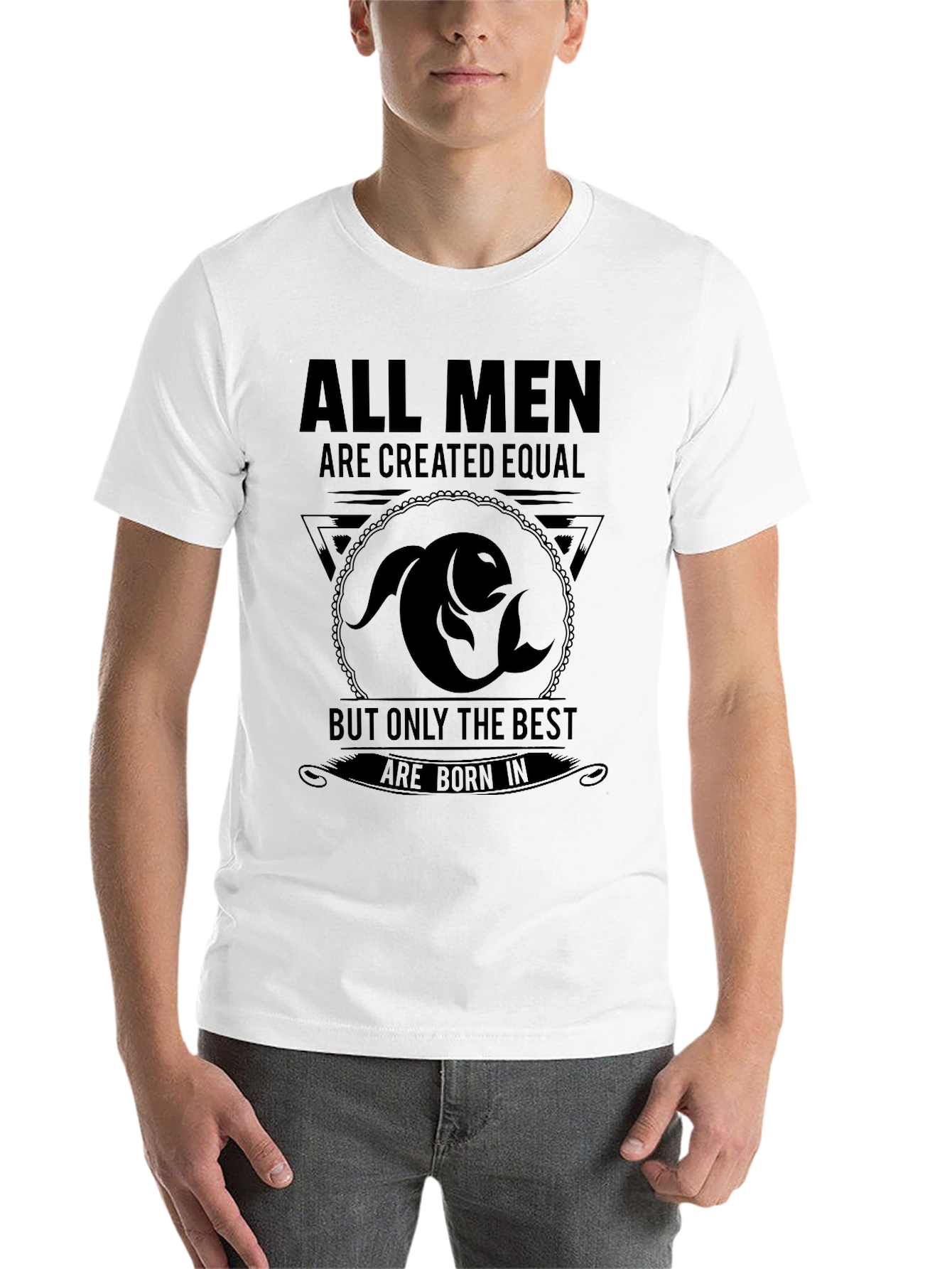 Black All Men Are Created Equal Graphic Tee view 14