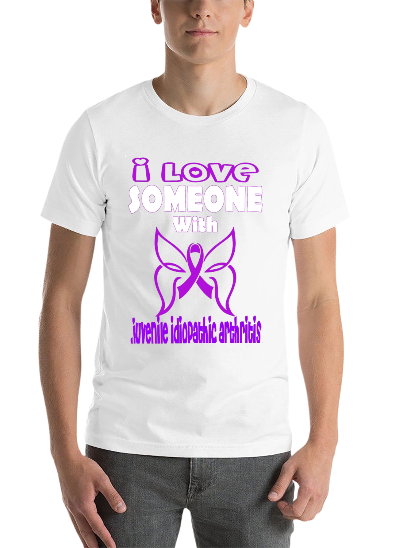 I Love Someone With Juvenile Idiopathic Arthritis T-Shirt - 14