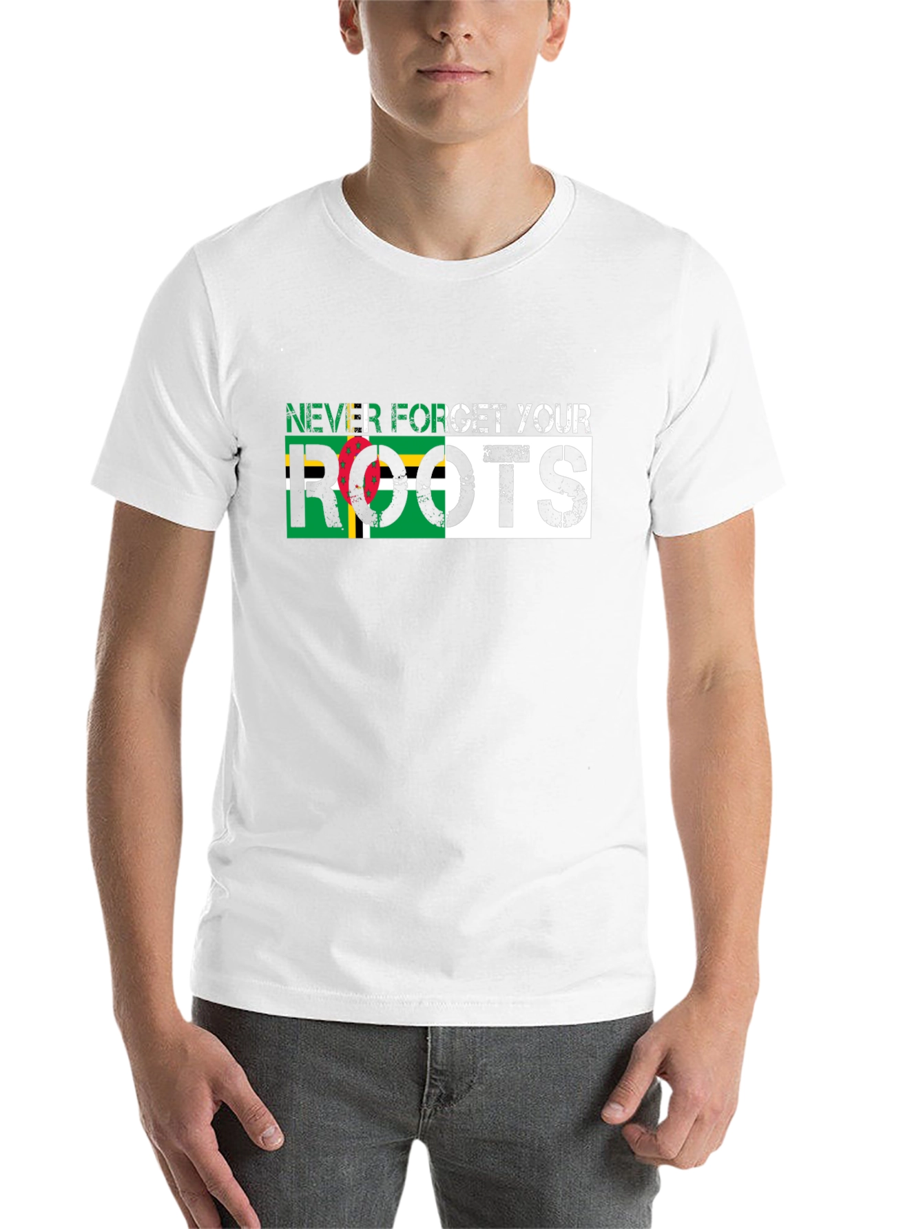 Dominica Roots T-Shirt - Never Forget Your Heritage - 14