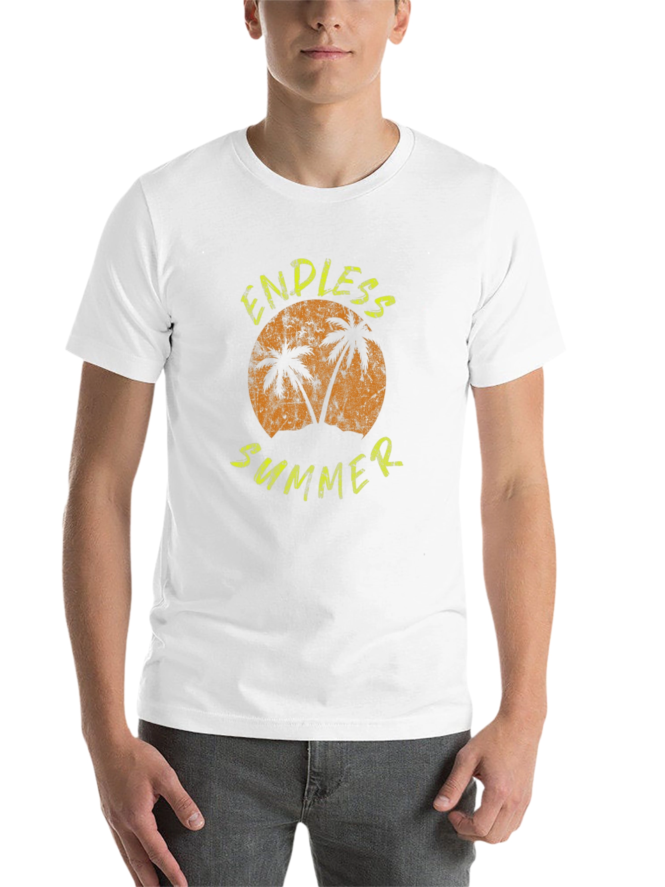 Black Endless Summer Graphic Print Black T-Shirt view 14