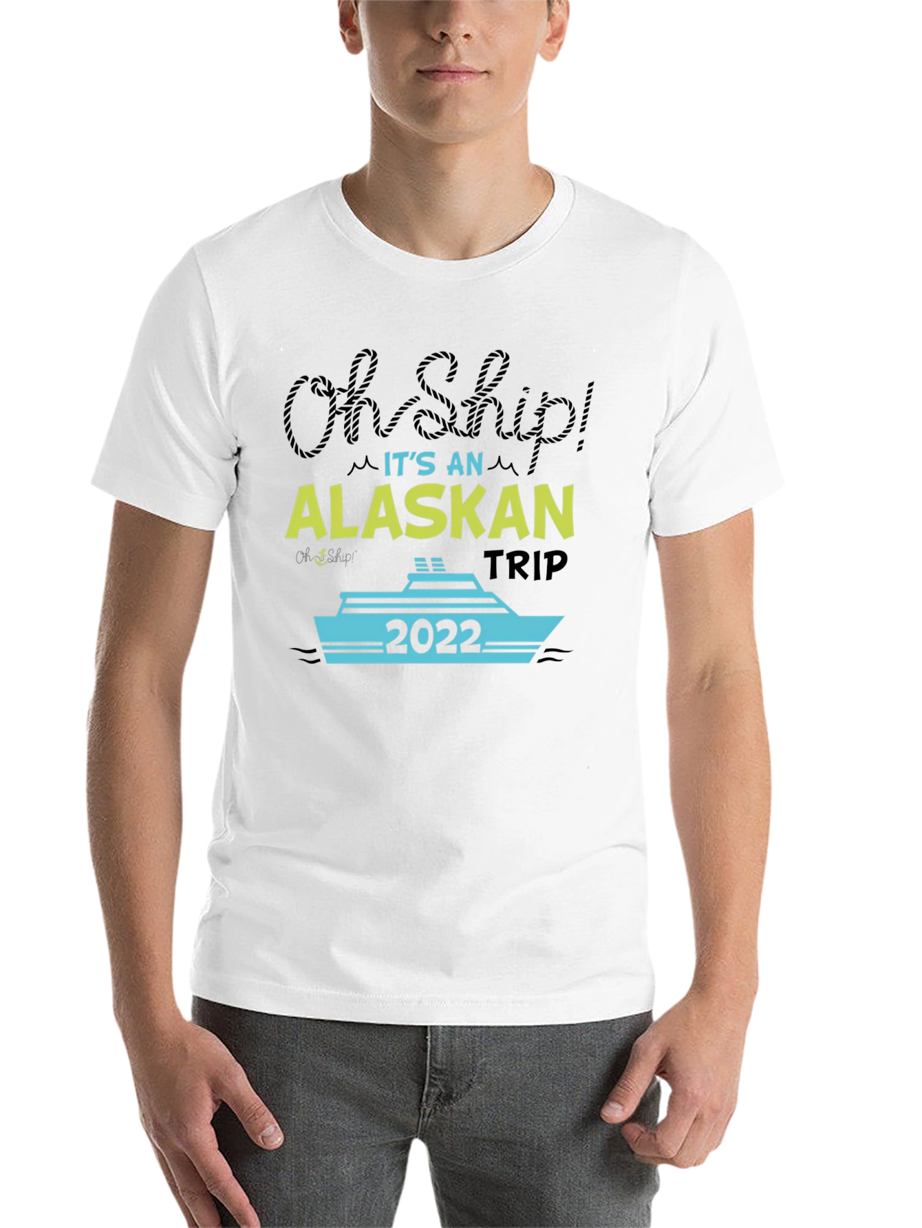 Black Alaskan Trip 2022 Graphic T-Shirt view 14