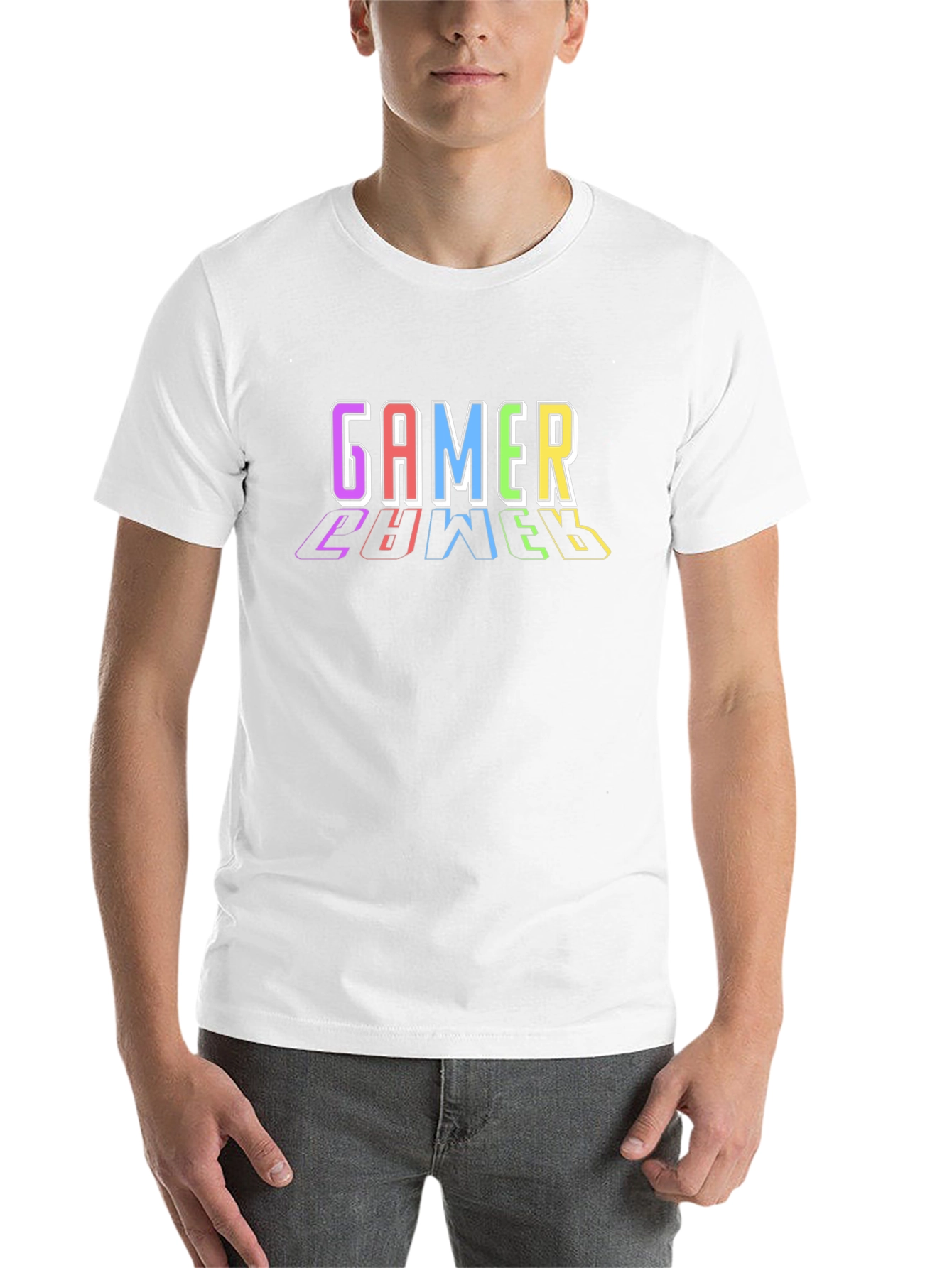 Black Gamer Level T-Shirt view 14