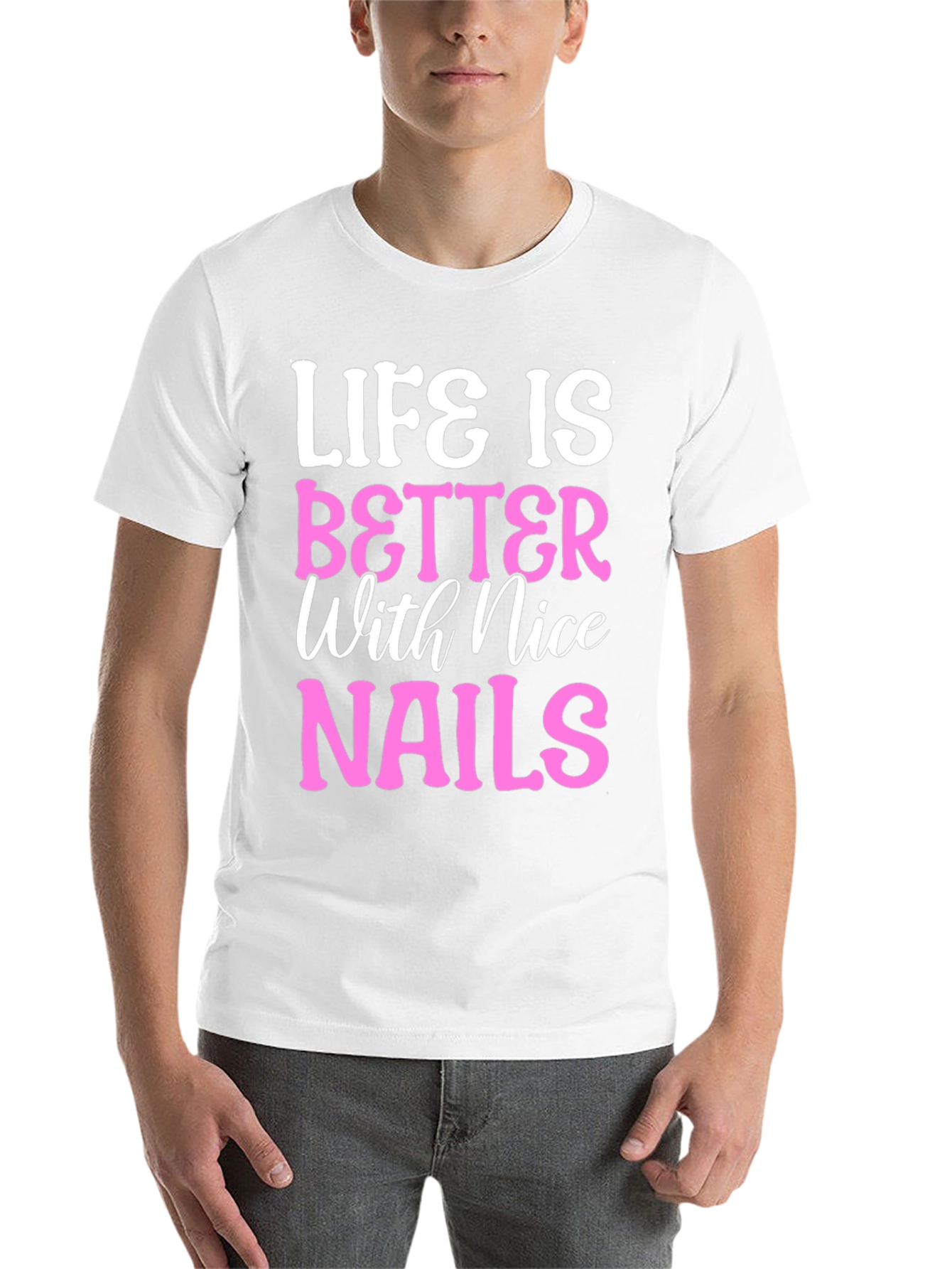 Black Life is Better with Nice Nails T-Shirt view 14