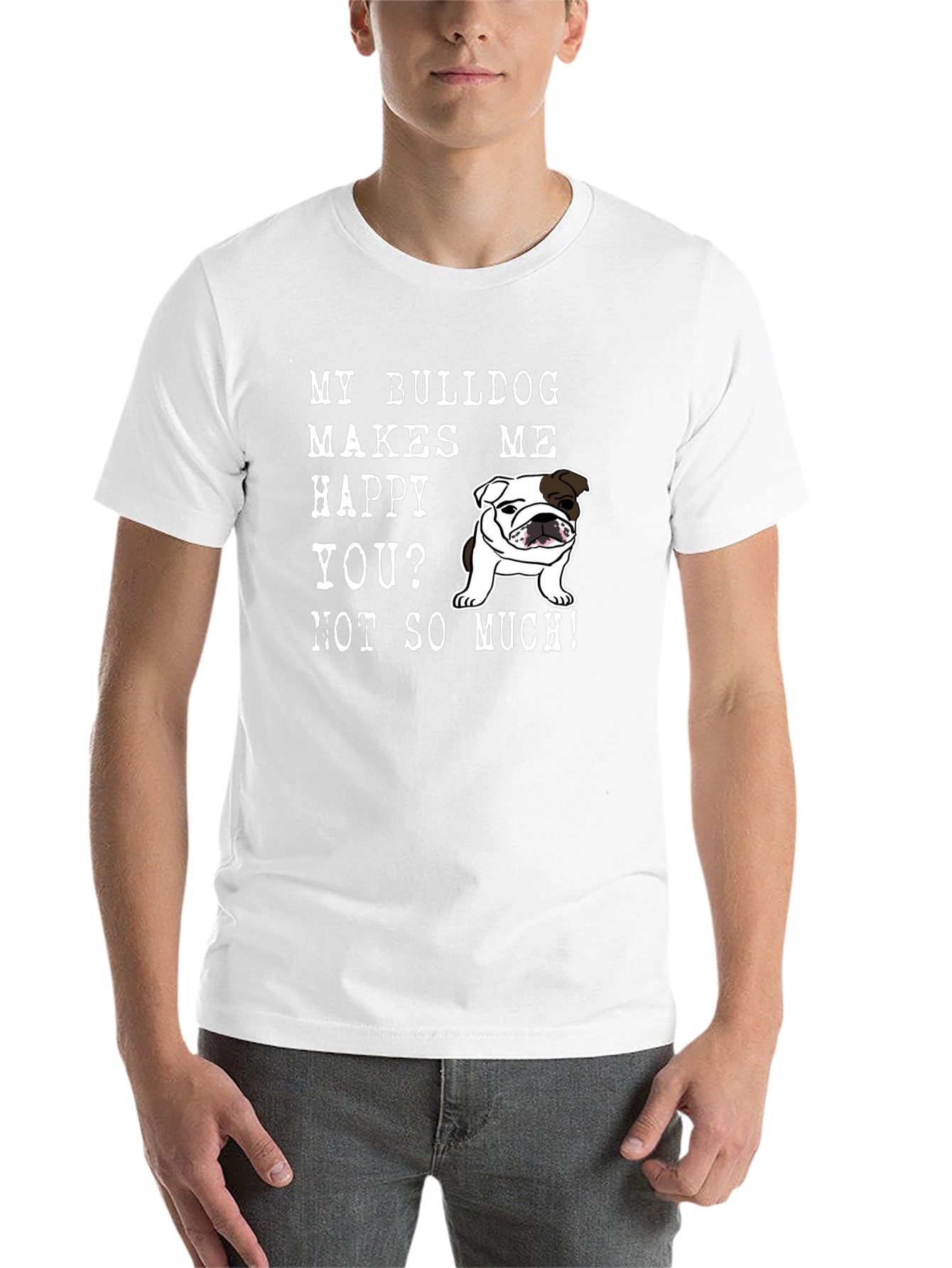 Black Bulldog Lover T-Shirt - Funny Graphic Tee for Dog Owners view 14