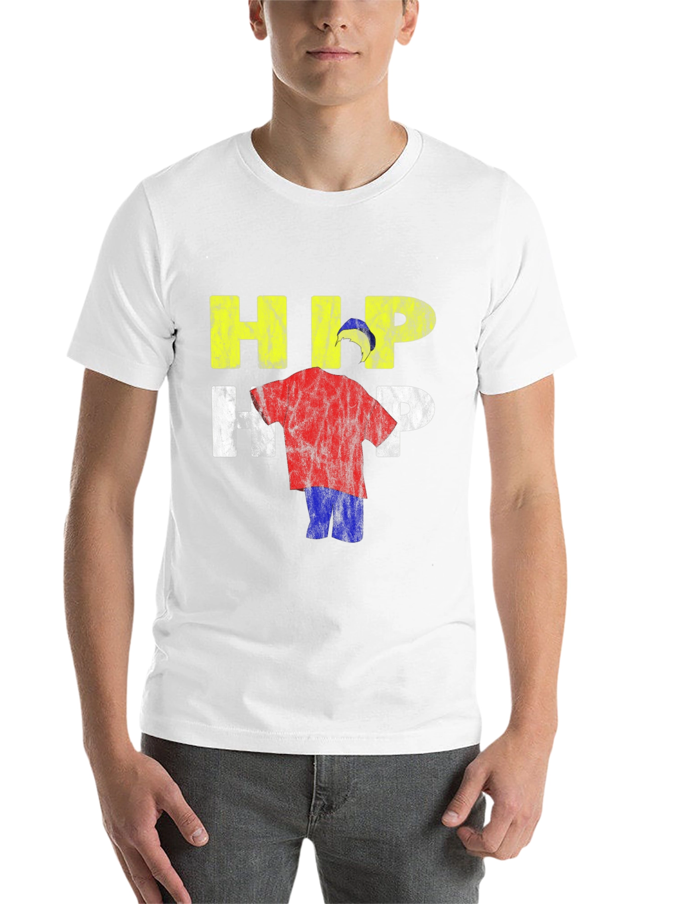Black Hip Hop Graphic T-Shirt view 14