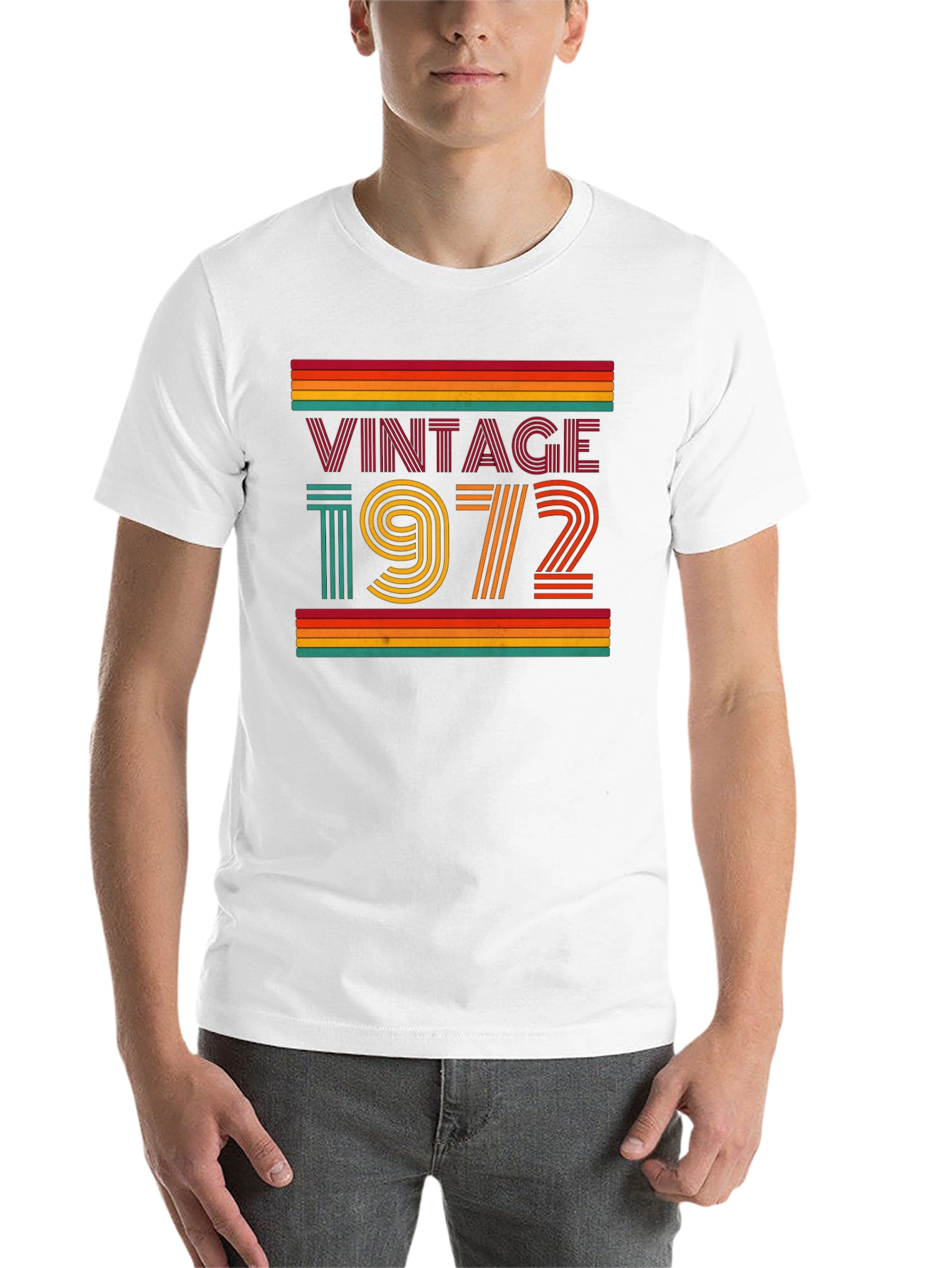 Black Vintage 1972 Graphic Tee - Retro Style view 14