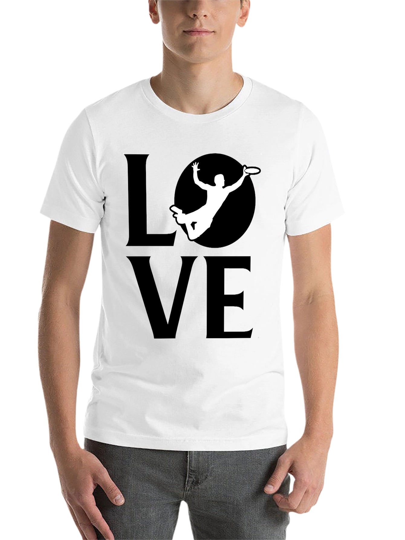 Ultimate Frisbee LOVE Graphic T-Shirt - 14