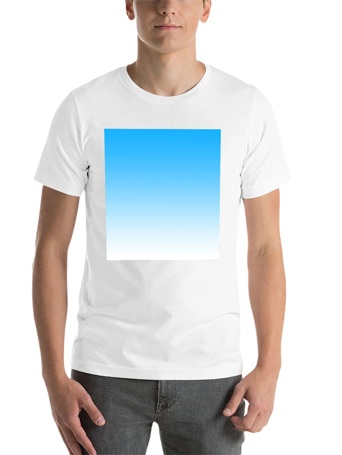 Black Cool Gradient T-Shirt view 14