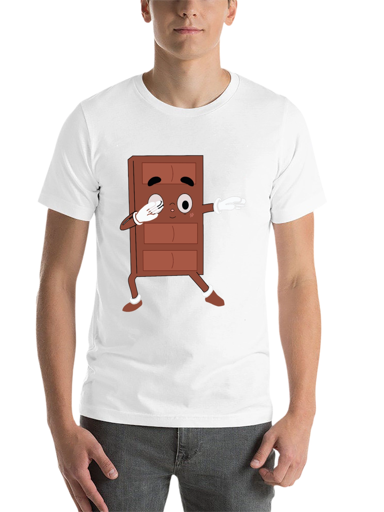 Black Chocolate Dab T-Shirt - Funny Cartoon Tee view 14