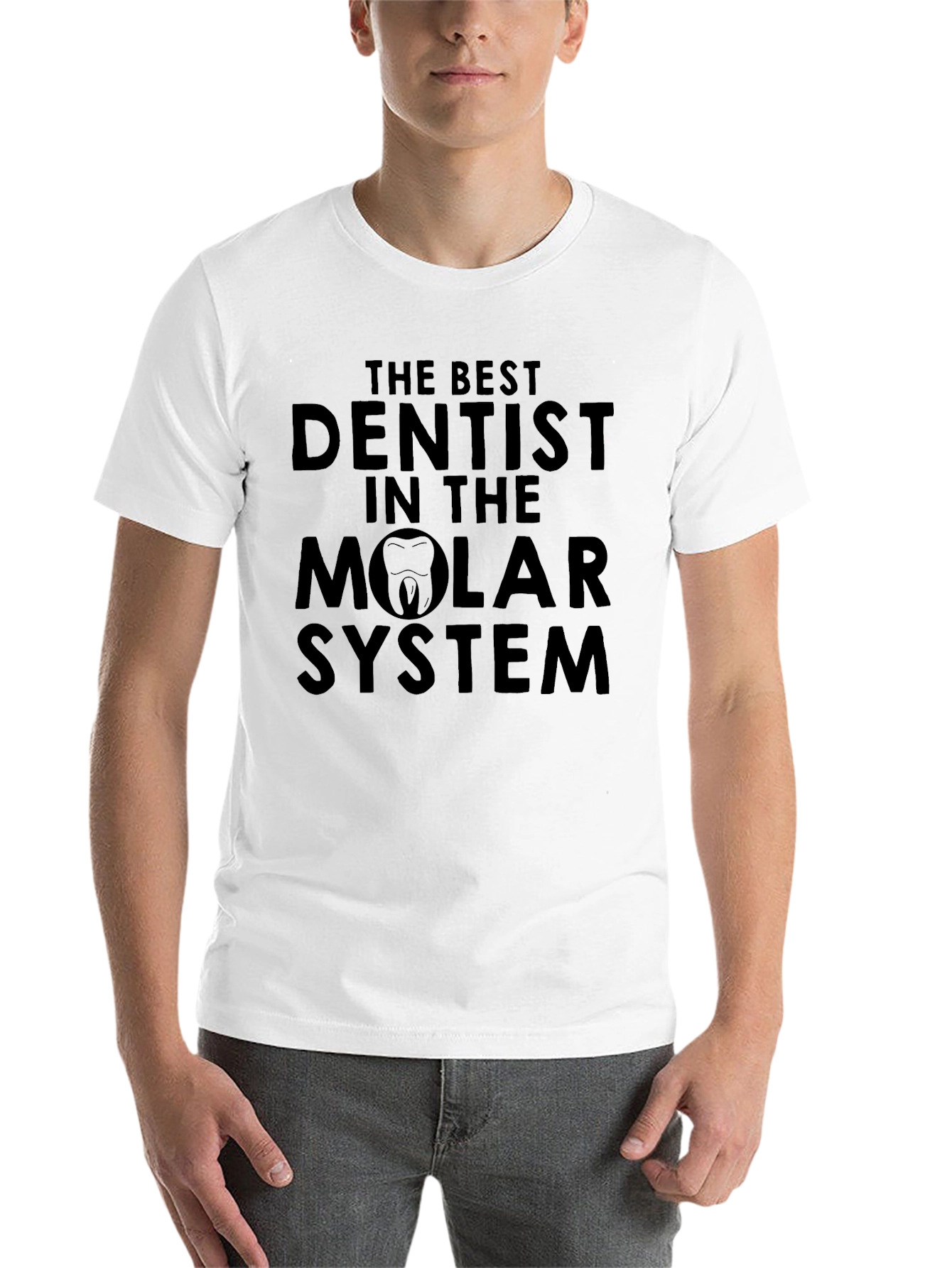 Black Best Dentist T-Shirt - Molar System Tee view 14