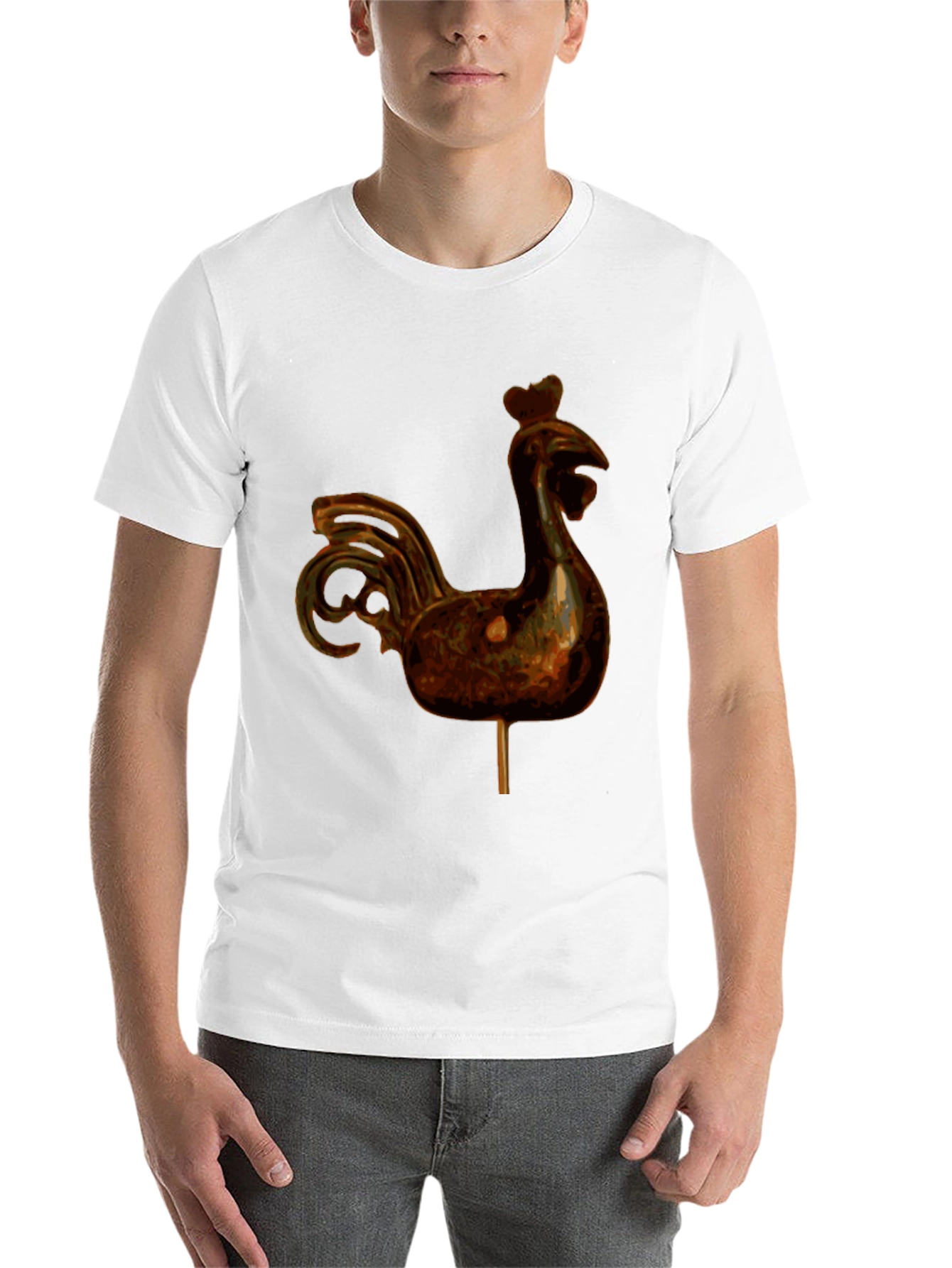 Rooster Lollipop Graphic T-Shirt - 14