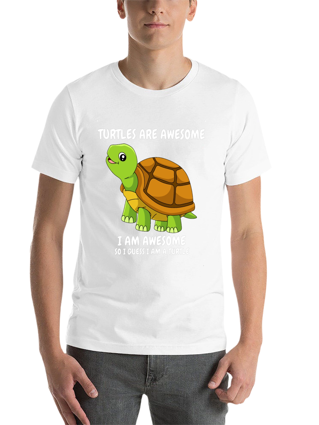 Black Awesome Turtles T-Shirt - Funny Cartoon Turtle Tee view 14