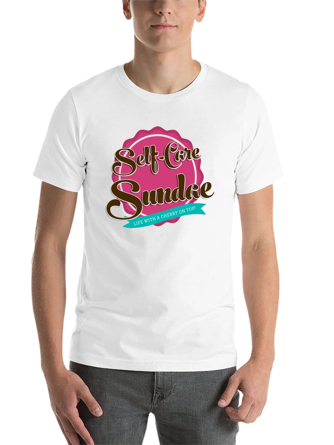 Black Self-Care Sundae Graphic Tee view 14