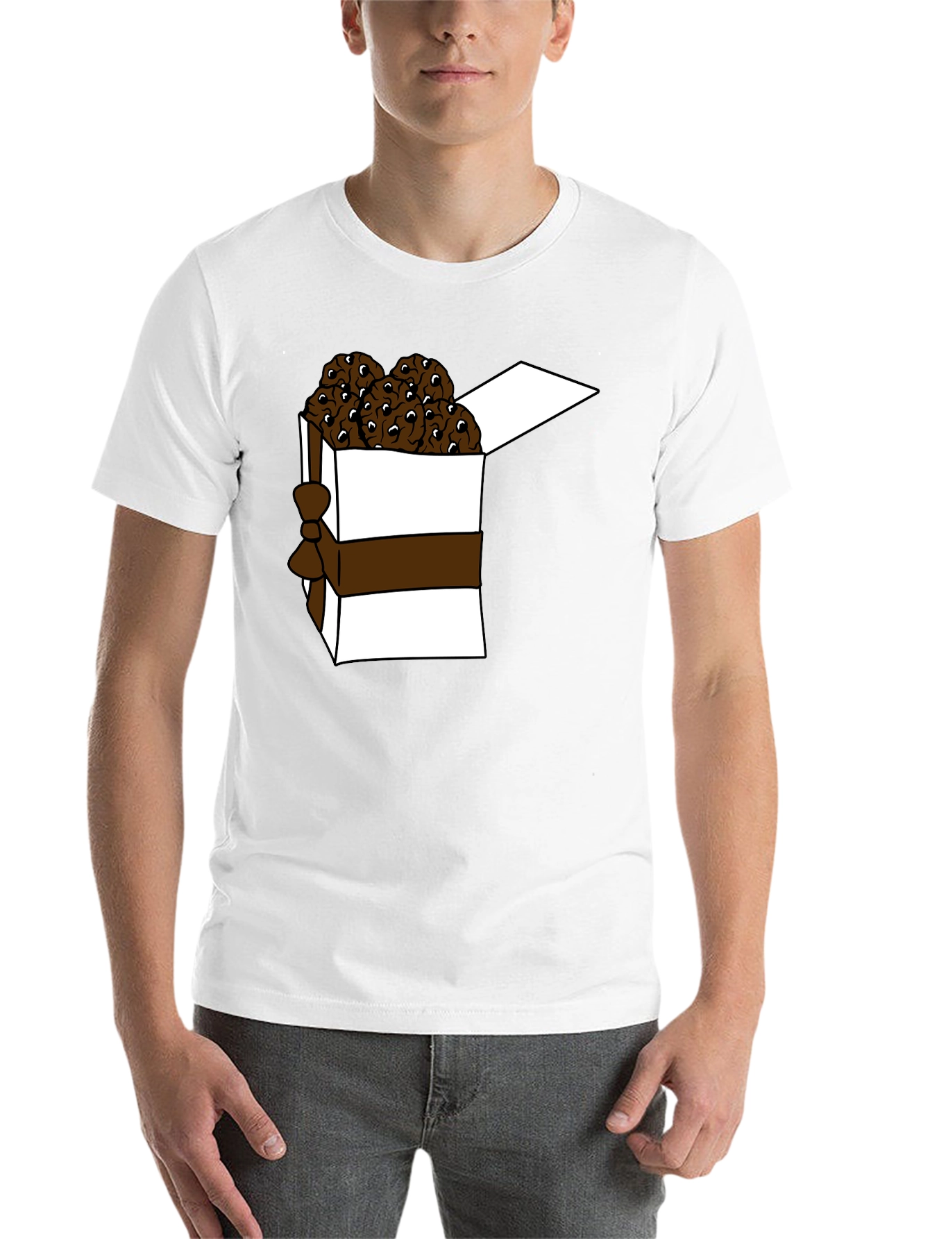 Black Cookies In a Box T-Shirt view 14