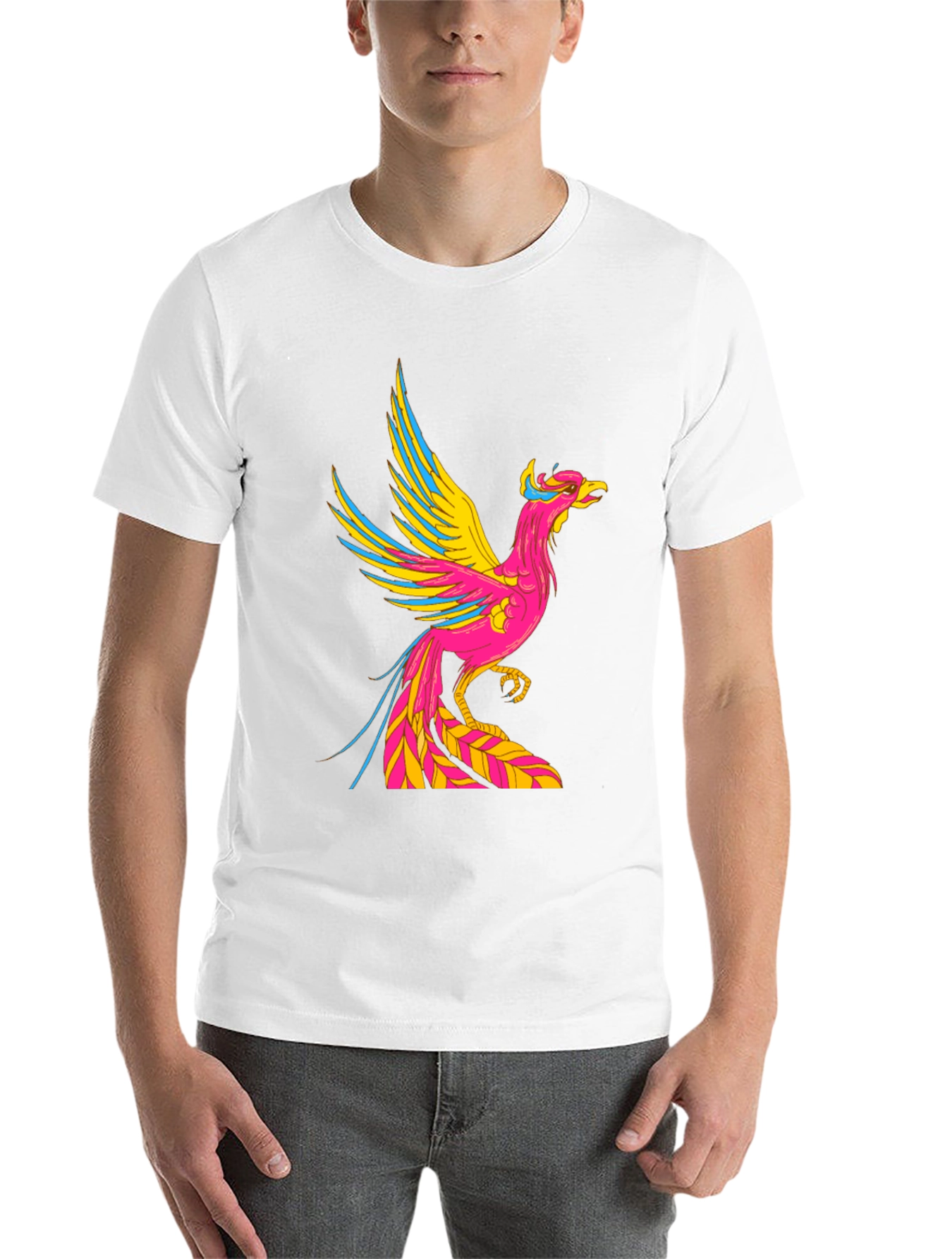 Black Phoenix Graphic Black T-Shirt view 14