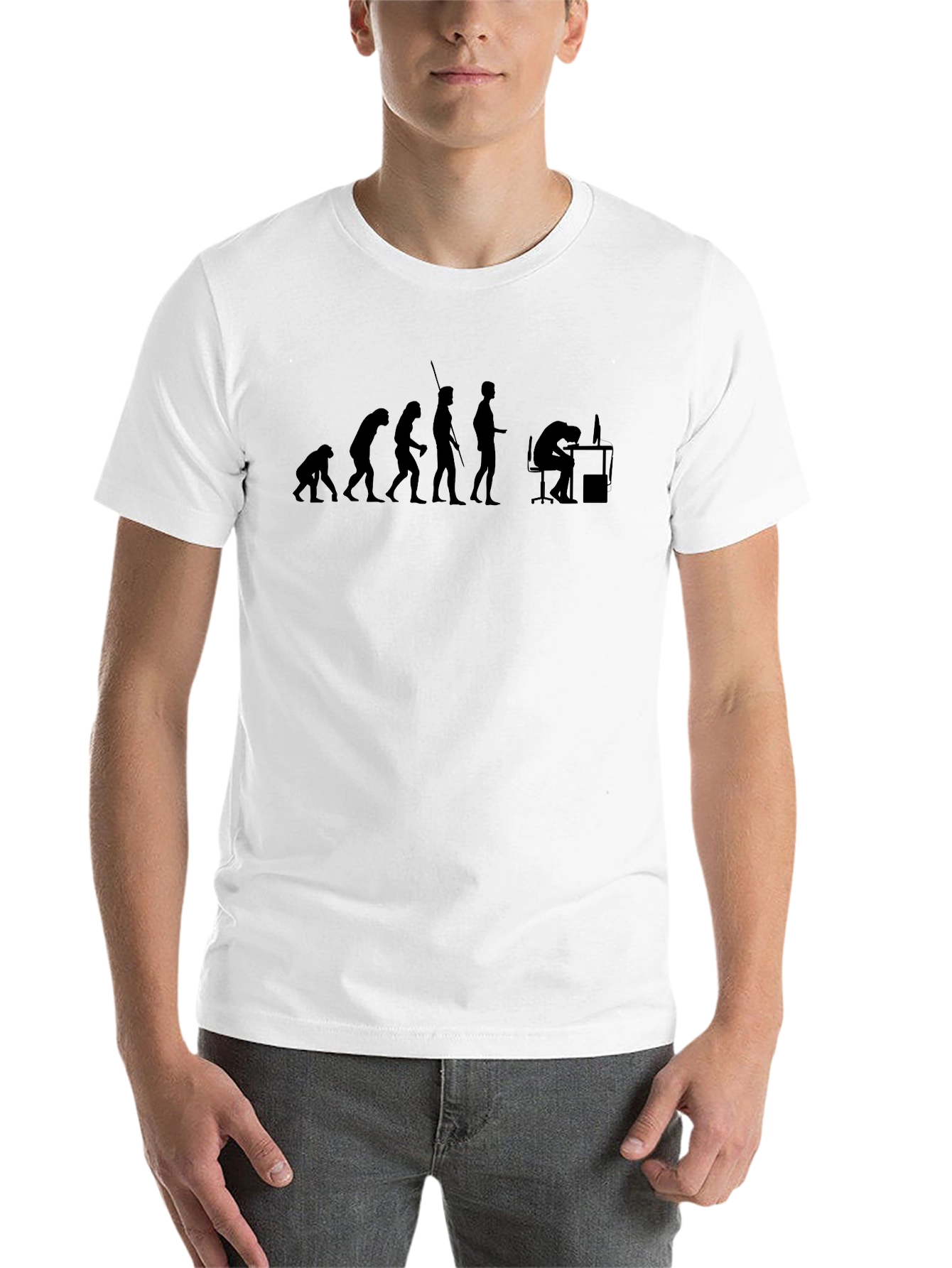 Black Evolution of a Sleeper T-Shirt view 14