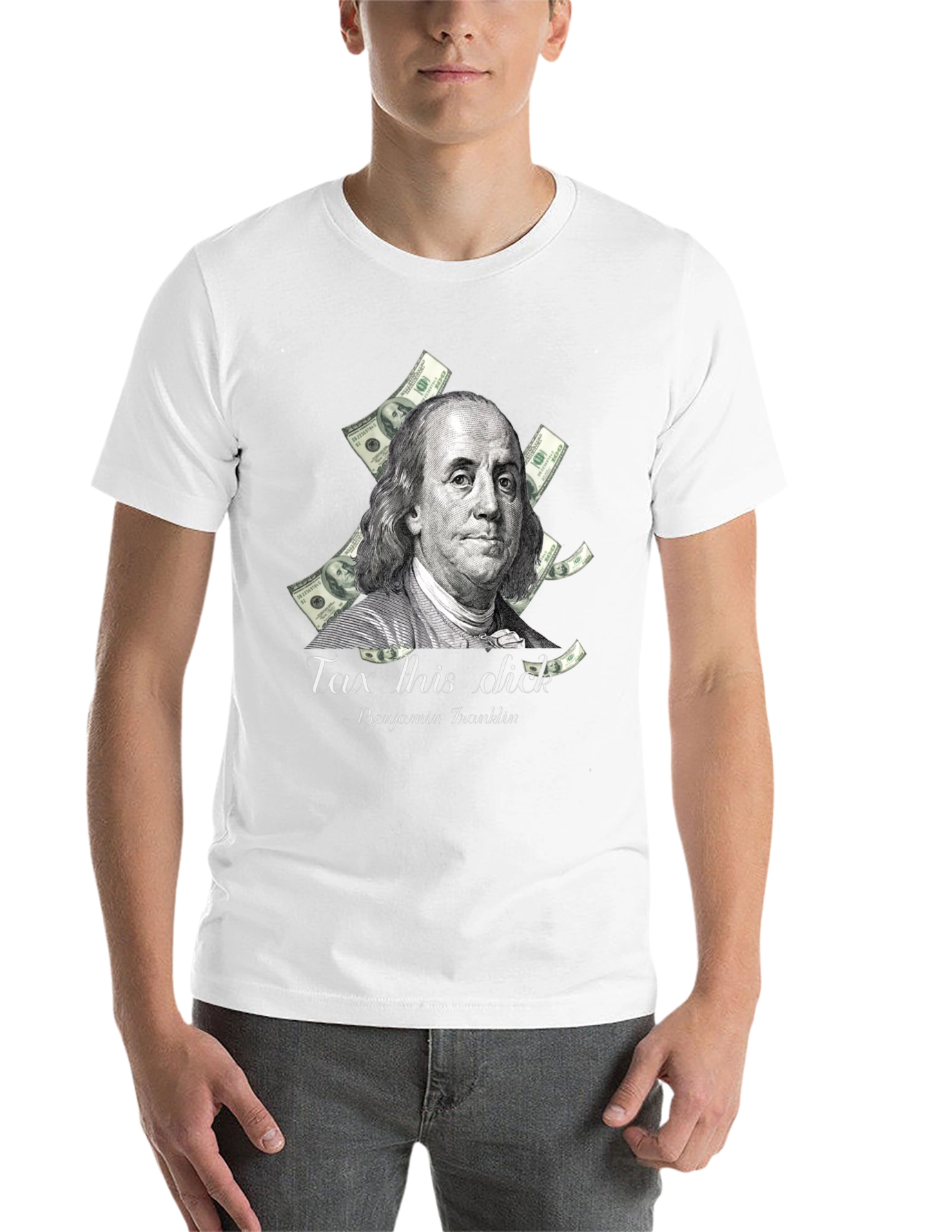 Black Tax This Dick Benjamin Franklin Graphic Tee view 14