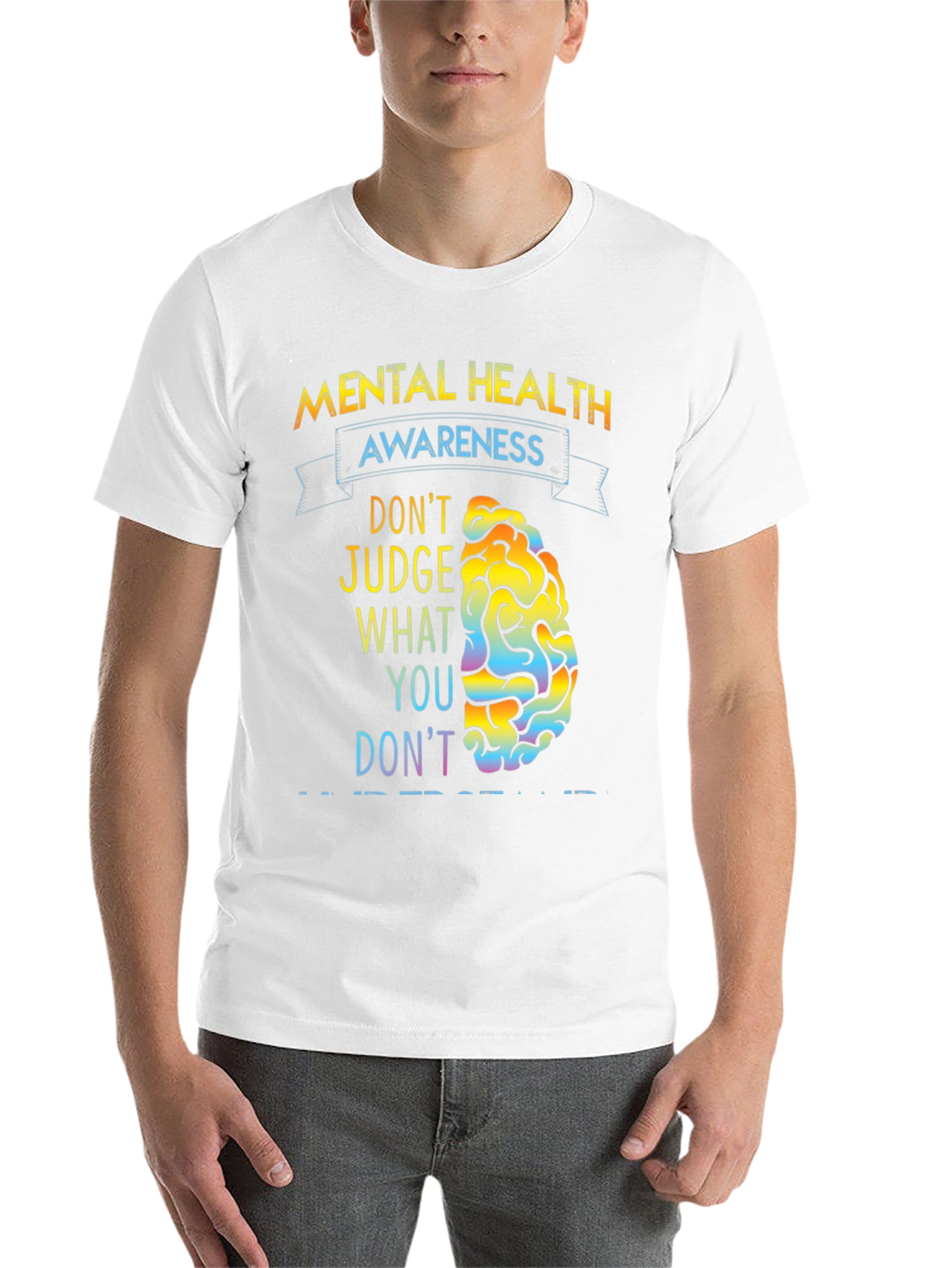 Black Mental Health Awareness T-Shirt view 14
