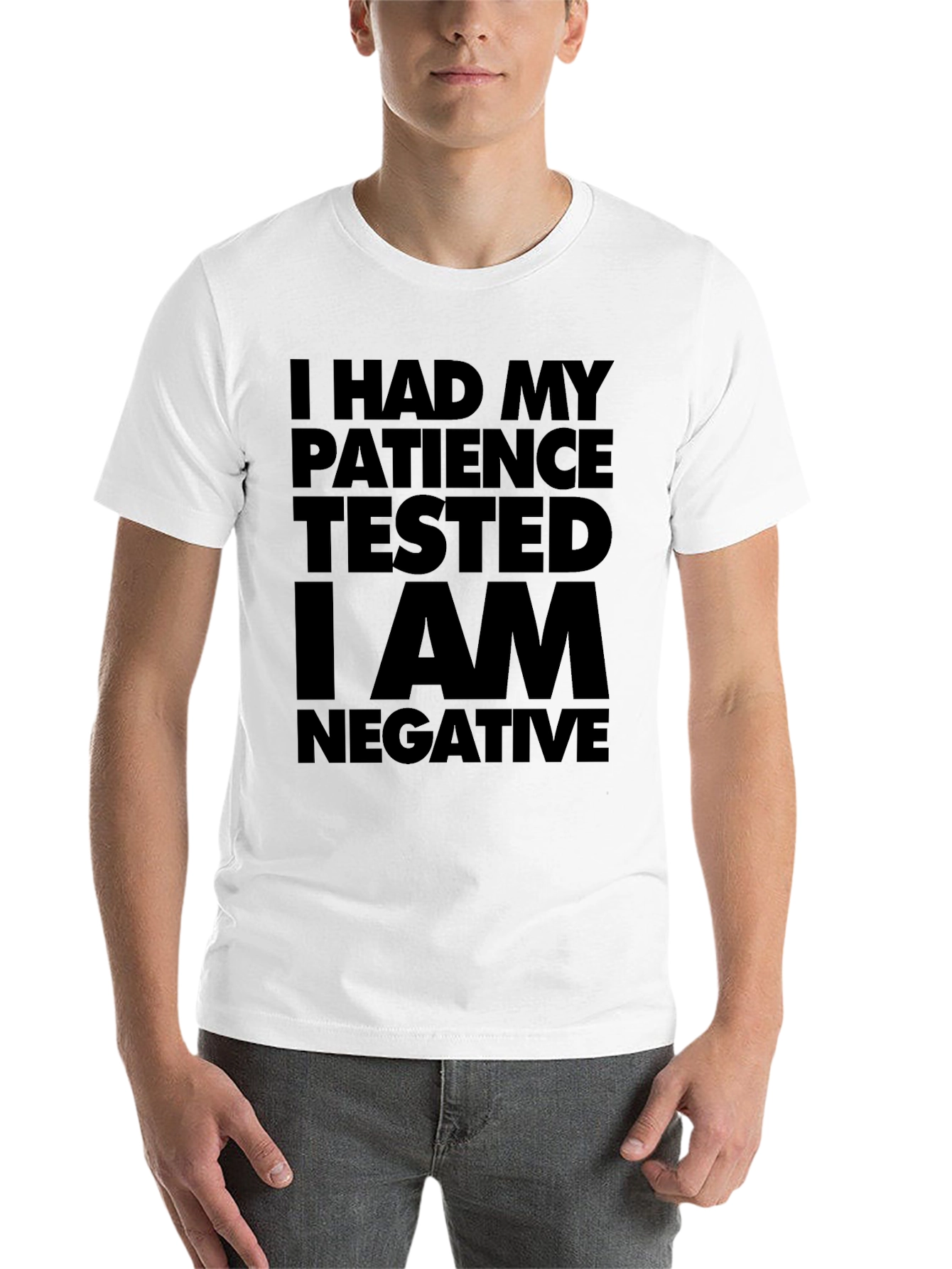 Black Patience Tested Funny Graphic T-Shirt view 14