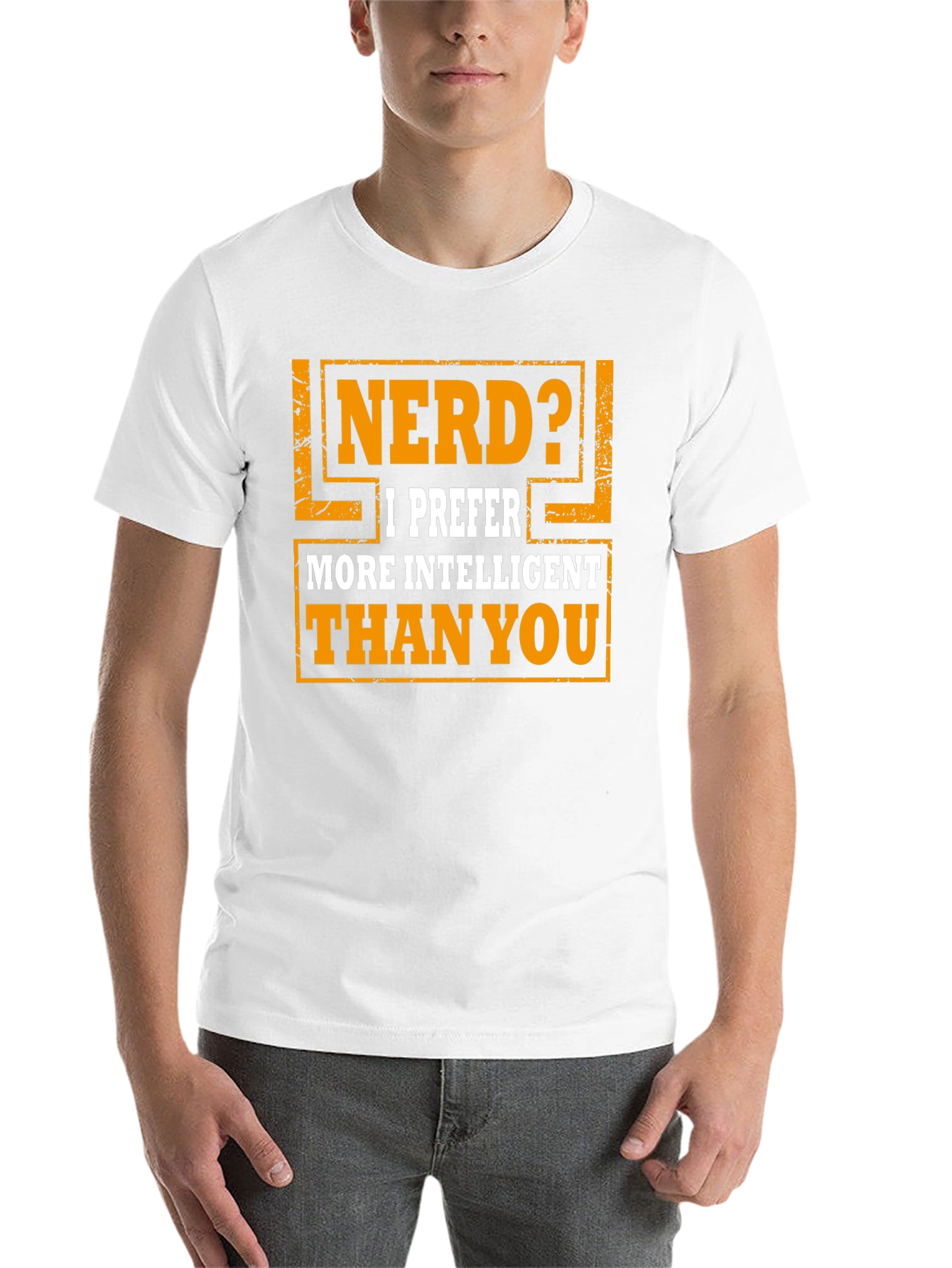 Black Nerd? Intelligent T-Shirt - Funny Graphic Tee view 14
