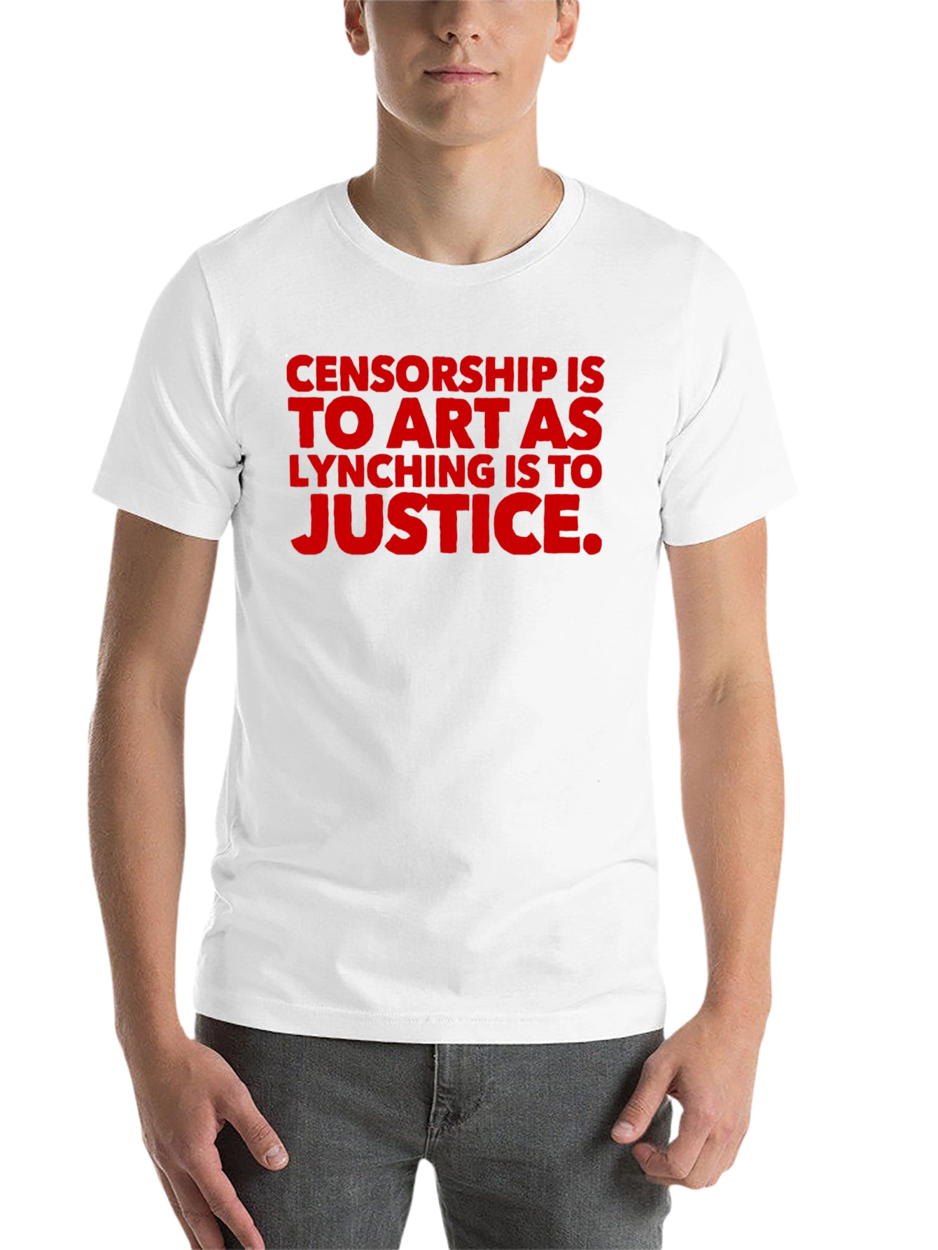 Black Censorship Is to Art T-Shirt view 14