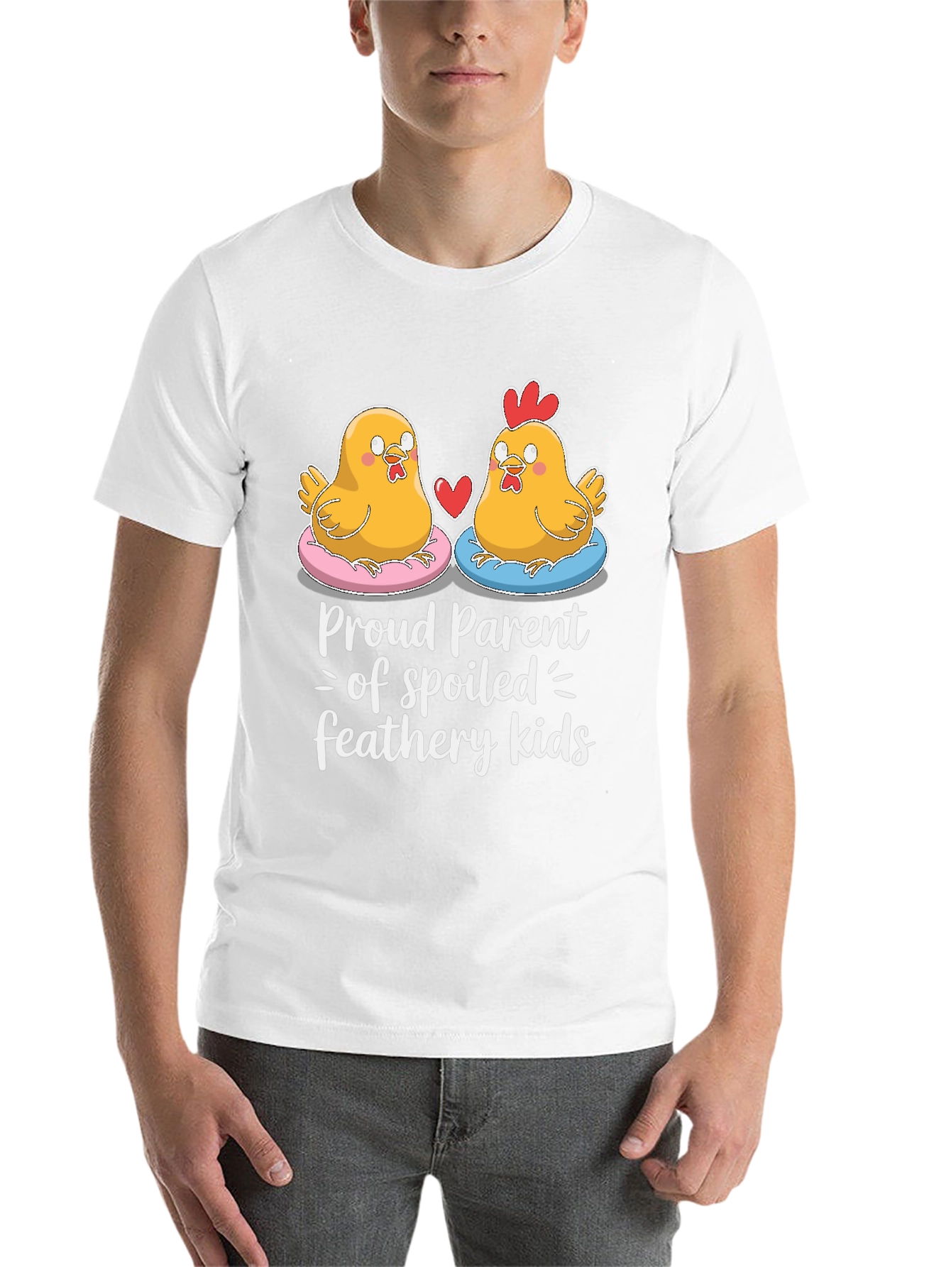 Black Proud Parent Chicken Graphic Tee view 14